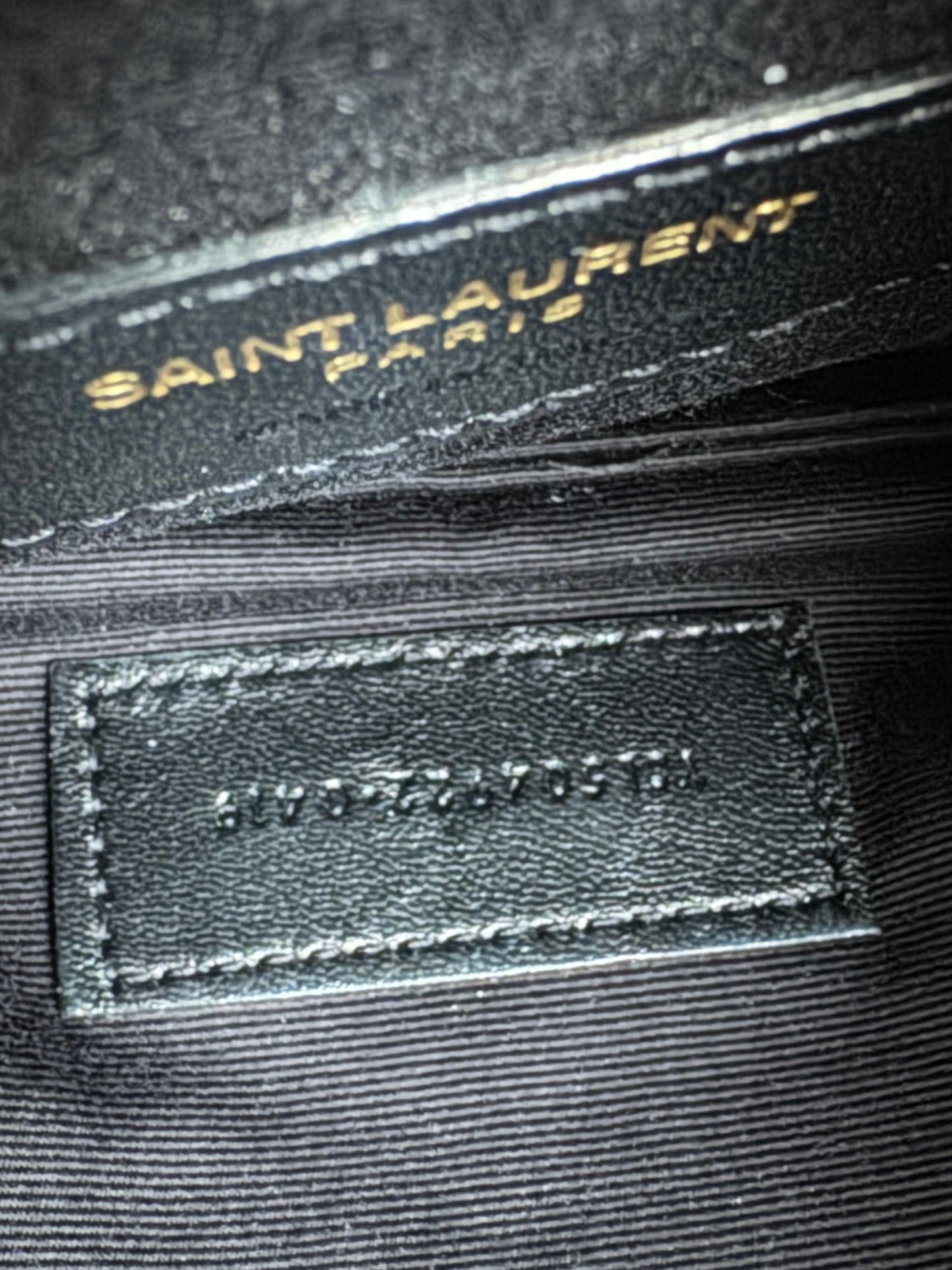 YSL Beige Bill Pouch