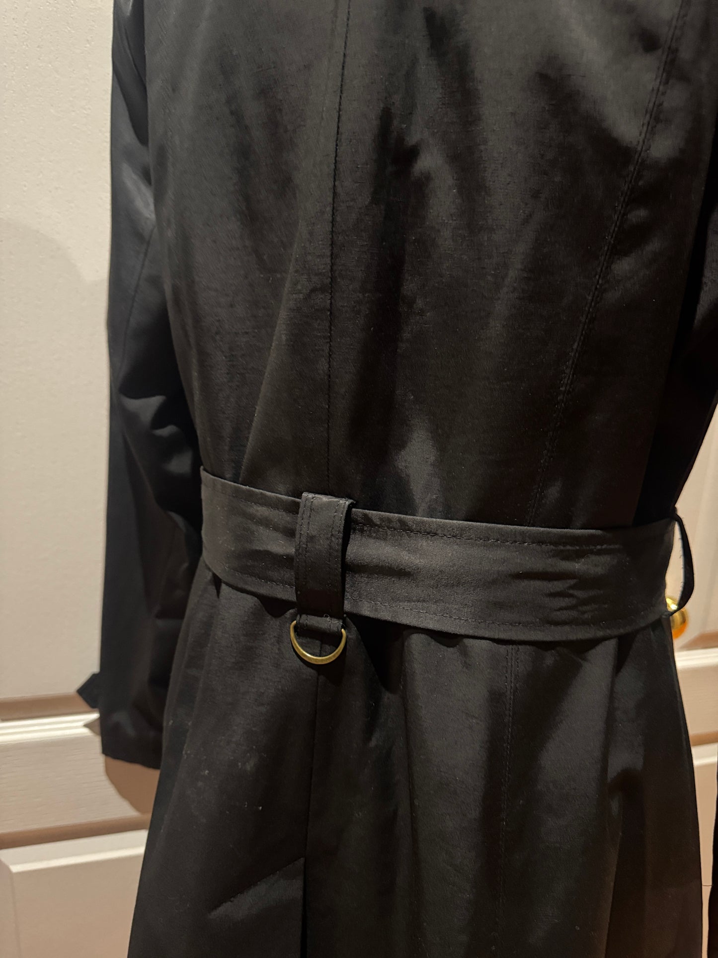 LAUREN Ralph Lauren Black Trench  Coat