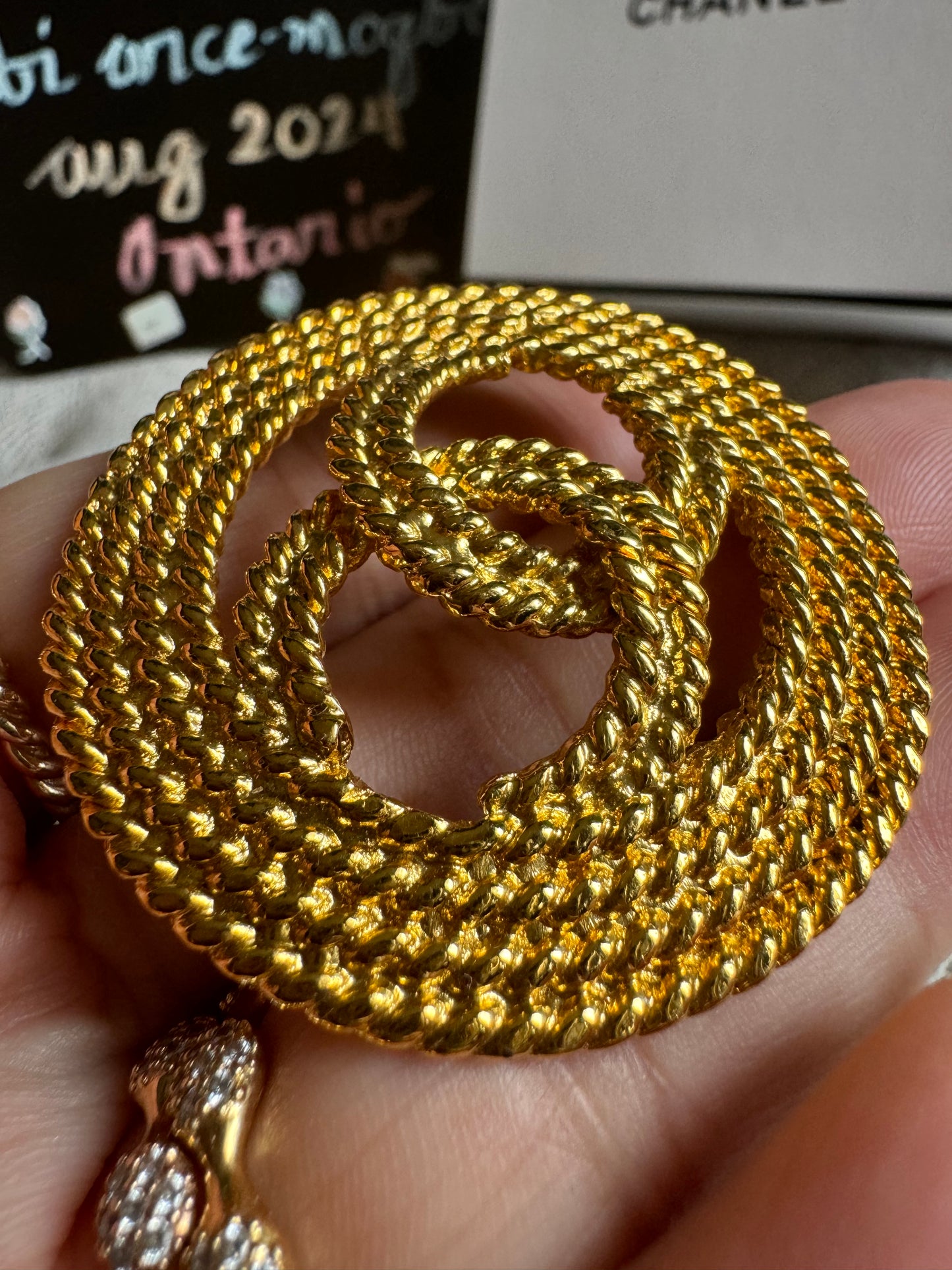 Chanel Vintage Braided Brooch