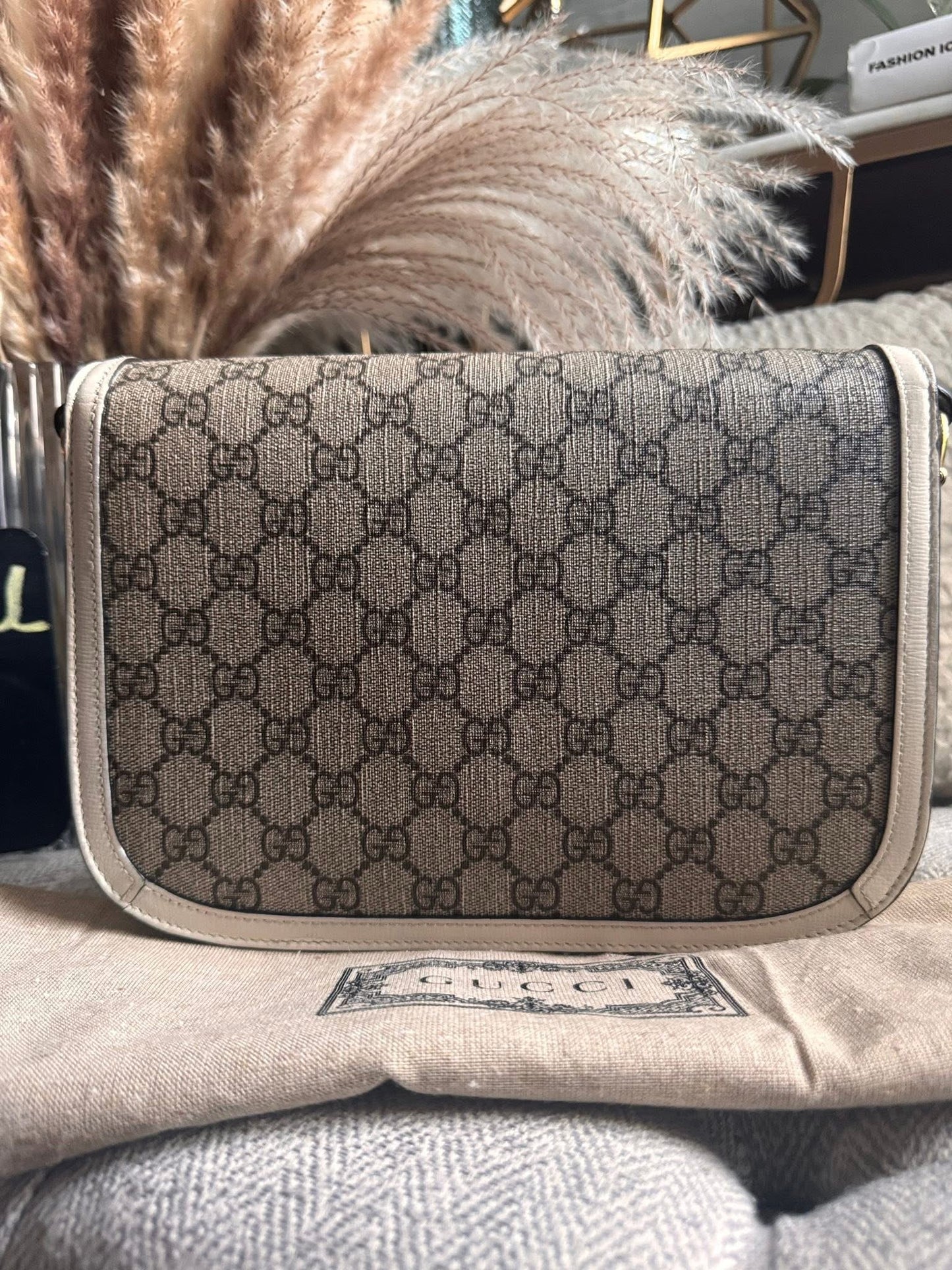 Gucci Supreme Medium 1955 Horsebit Bag