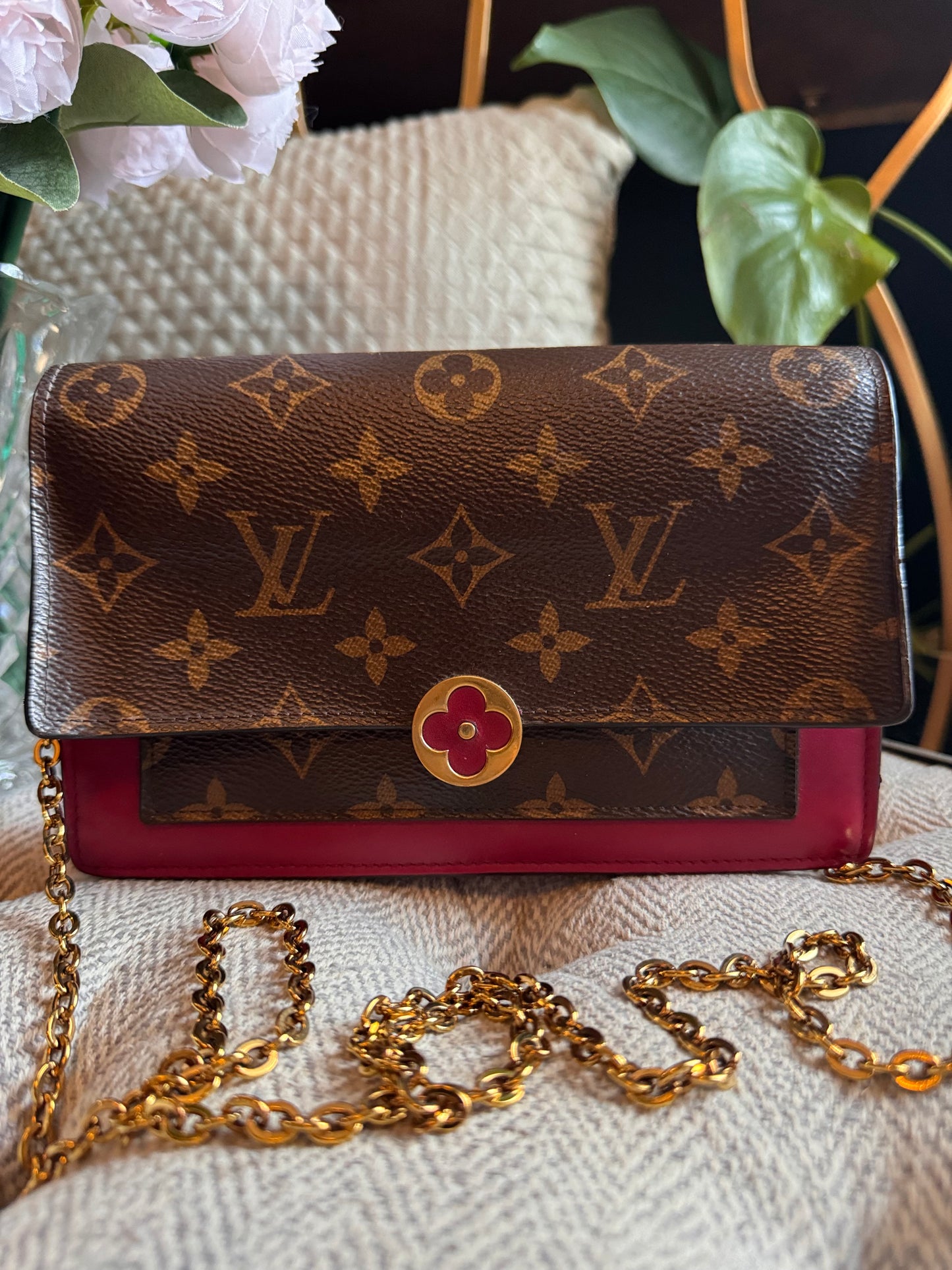 Louis Vuitton Flore Wallet on Chain