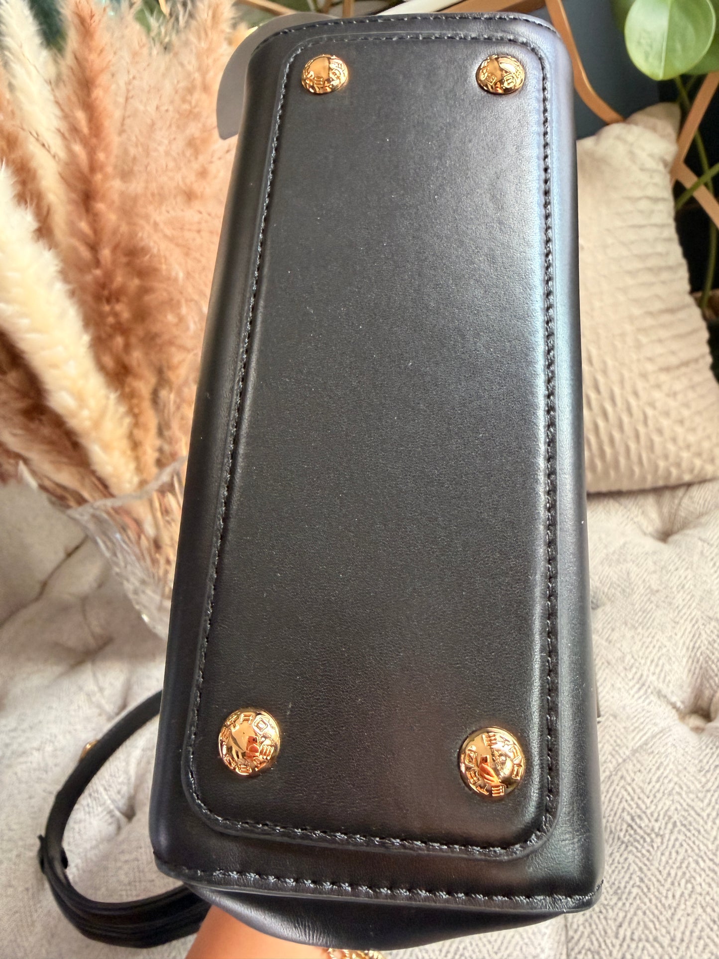 ETRO Small Vela in Black with Gold Hardware