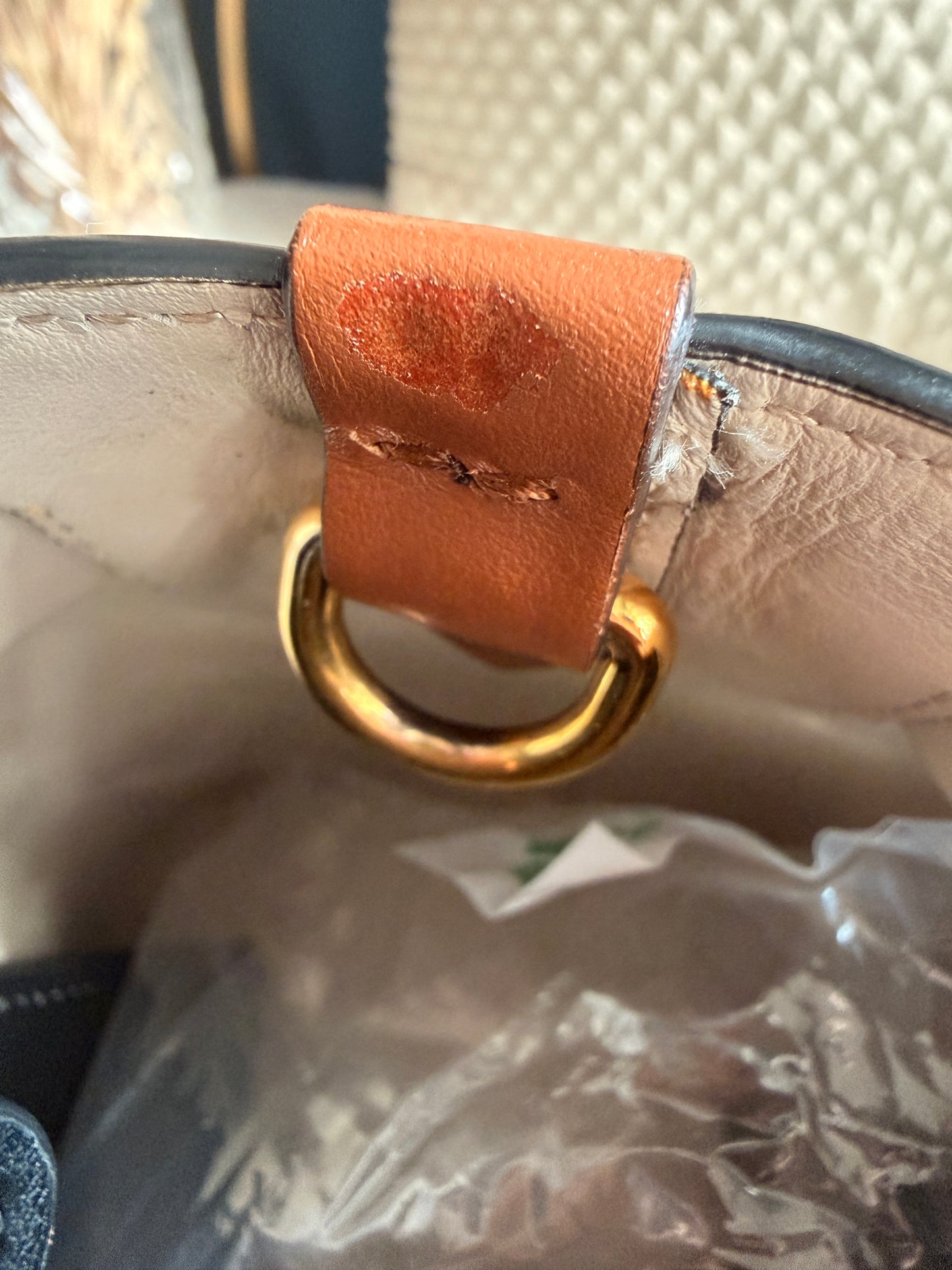 BURBERRY Mini Vintage Check Triple Stud Belt Bag