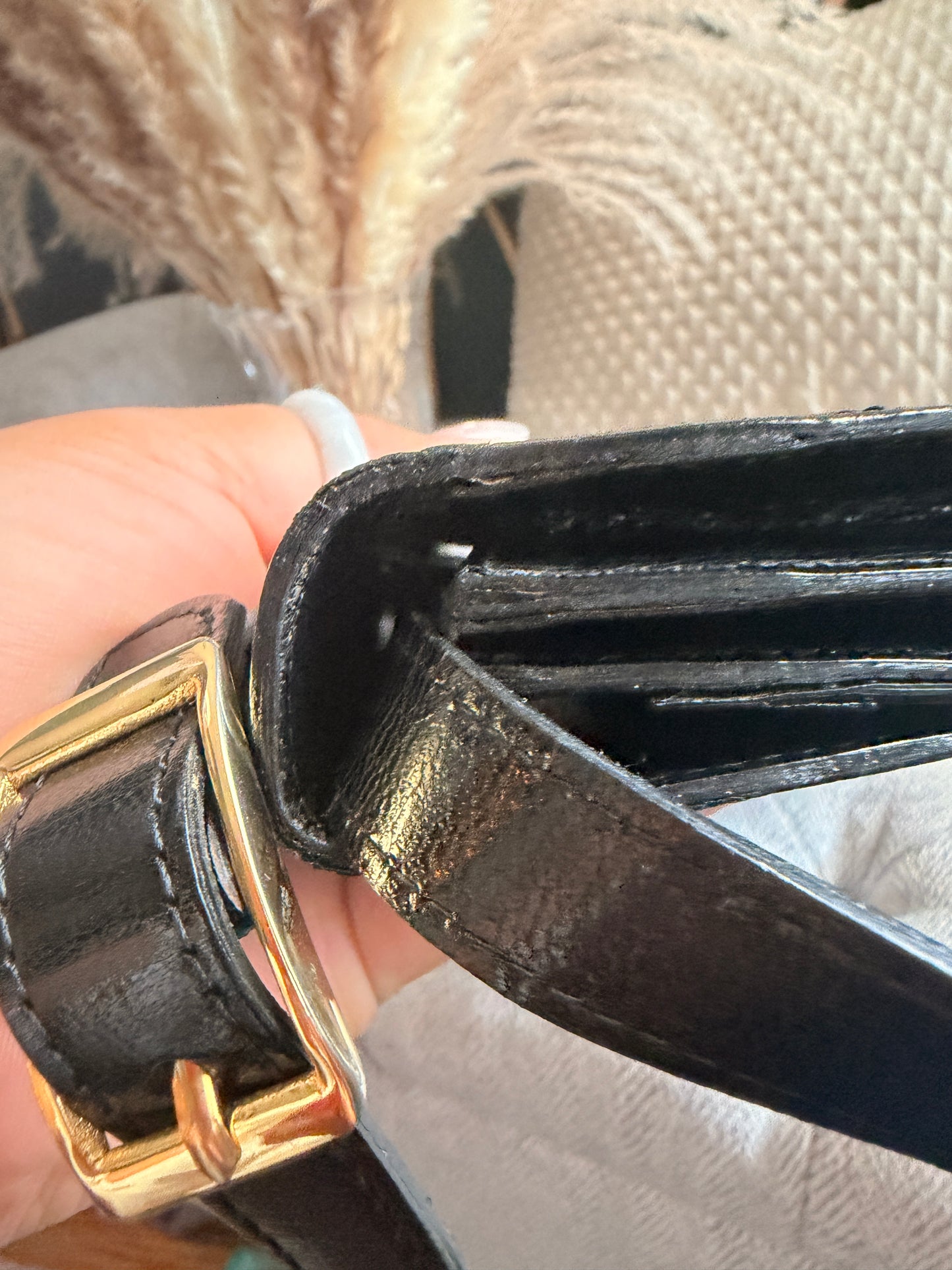 YSL Vintage Leather Shoulder Bag/Clutch