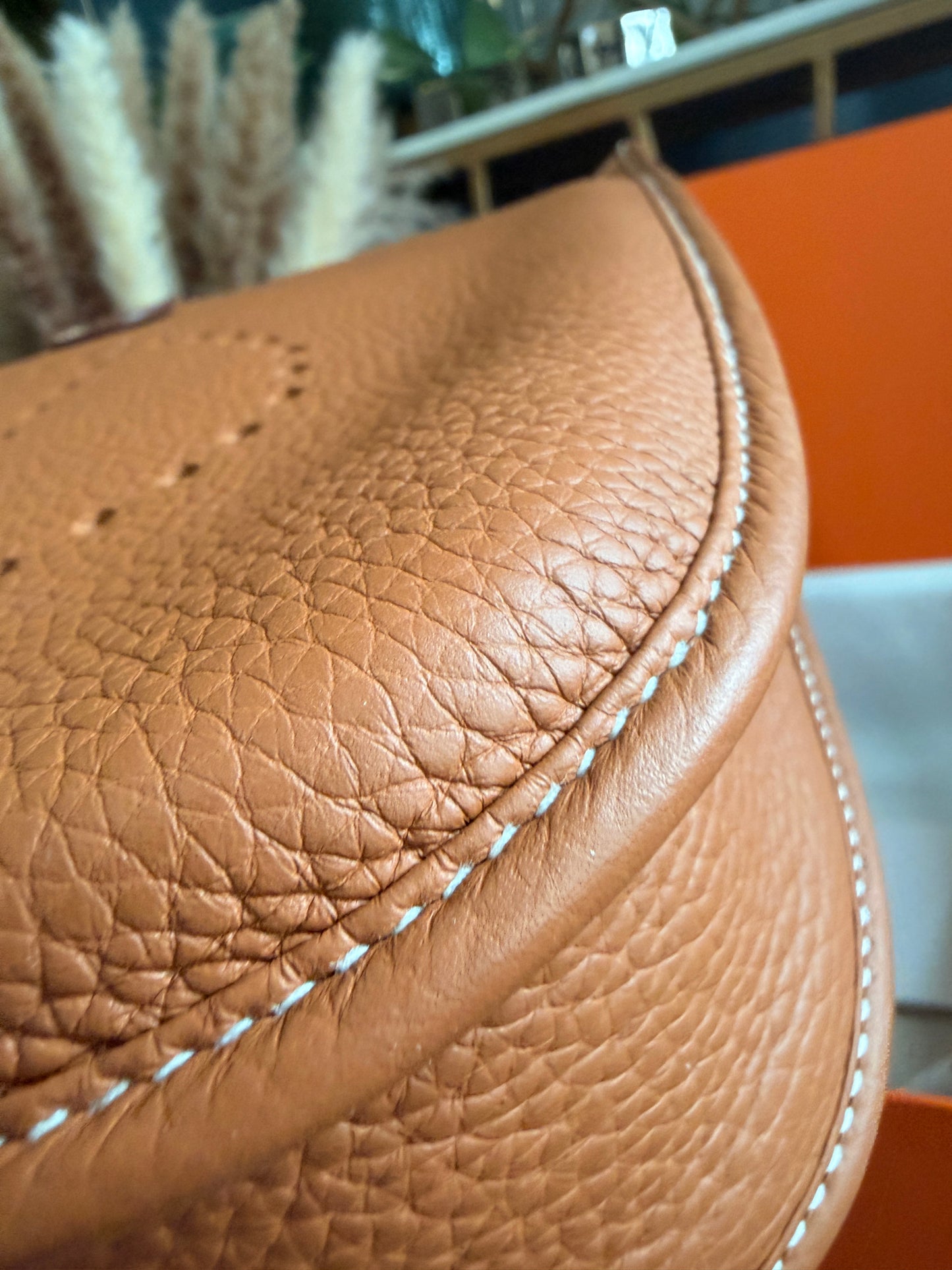 Hermés Evelyne PM - HTF Gold on Gold