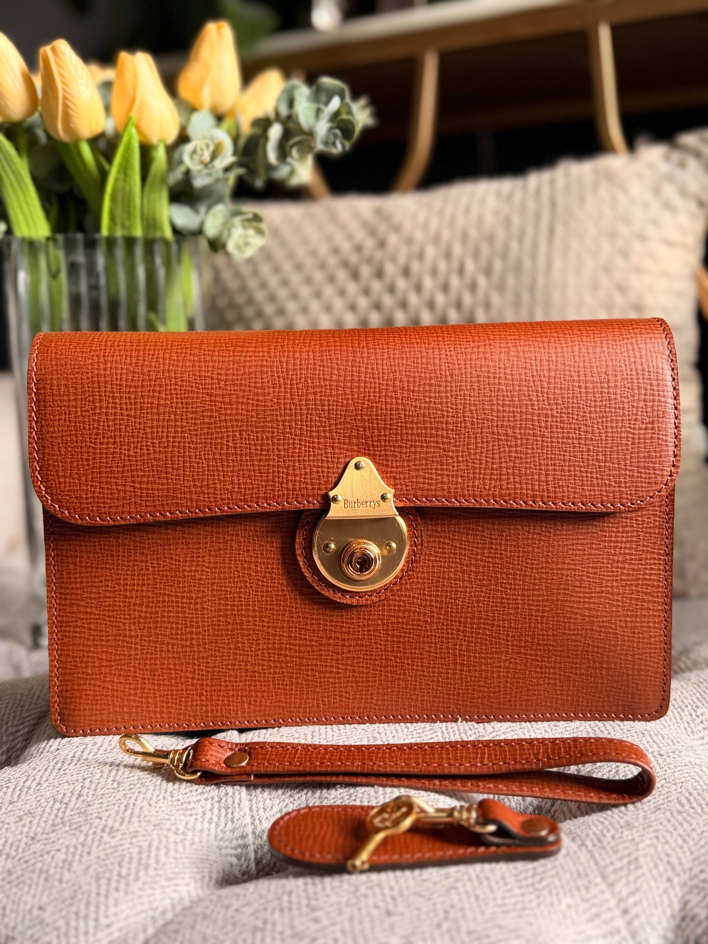 Burberry Vintage Wristlet/Clutch