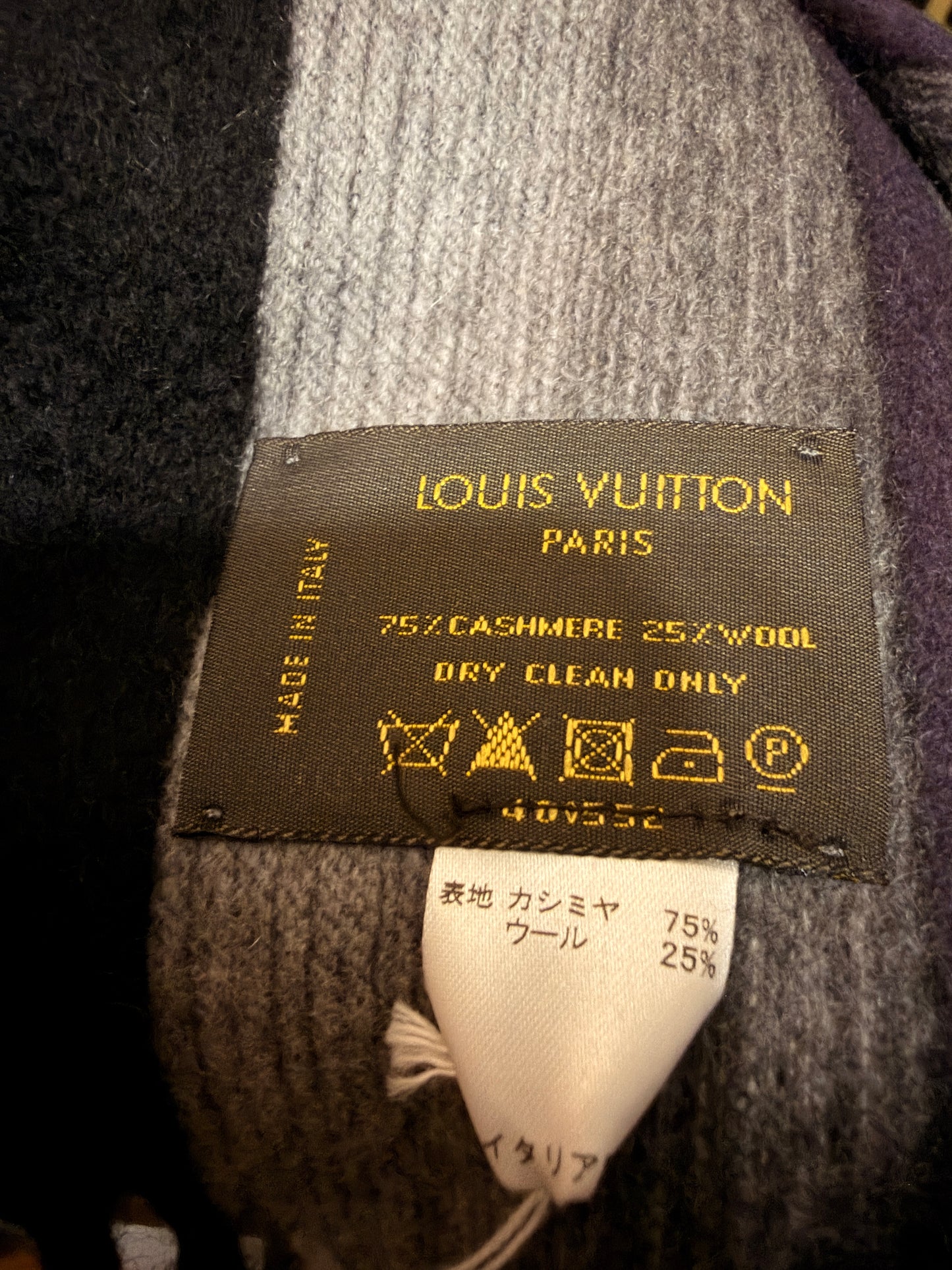 Louis Vuitton Cashmere & Wool Scarf