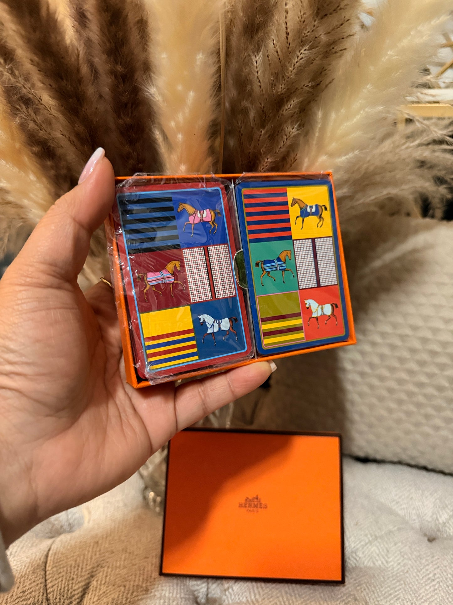 Hermès COUVERTURES NOUVELLES BRIDGE PLAYING CARDS