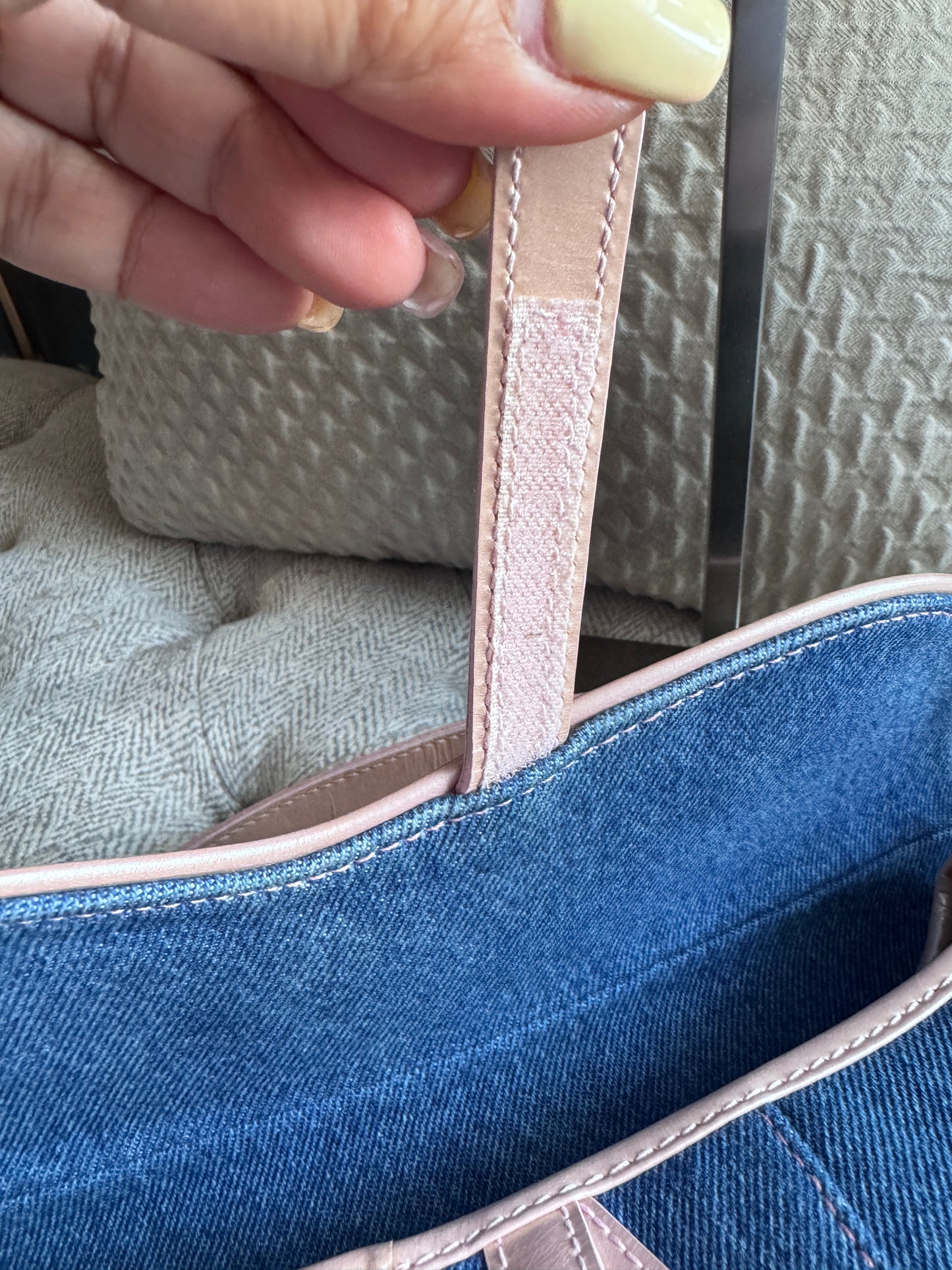 Dior Vintage Denim Saddle
