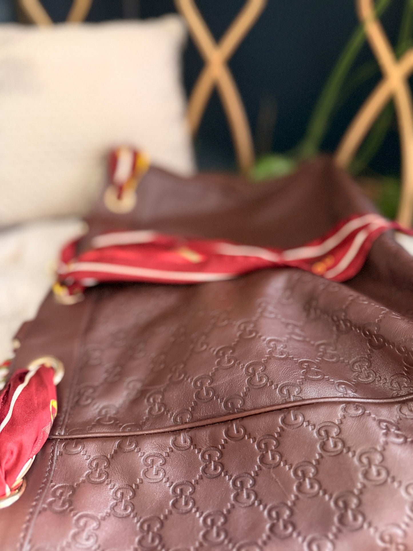 Gucci Positano in Guccissima Leather