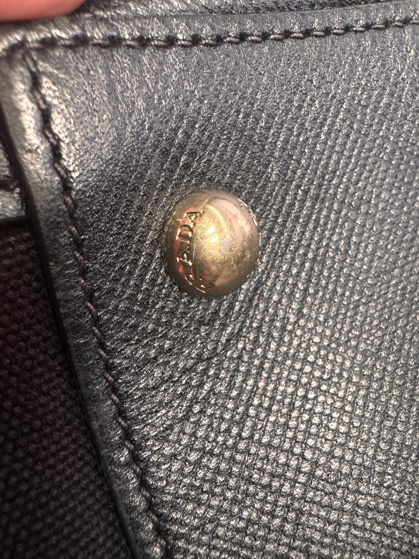 Prada Corda Canapa and Saffiano Tote