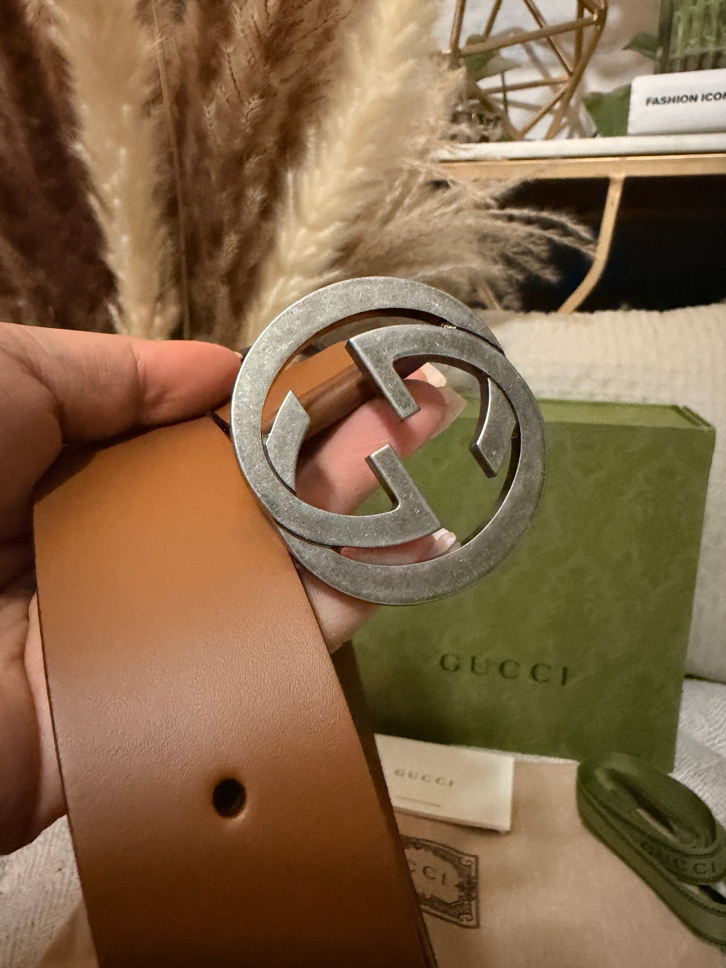 Gucci Interlocking Belt sz95 BRAND NEW