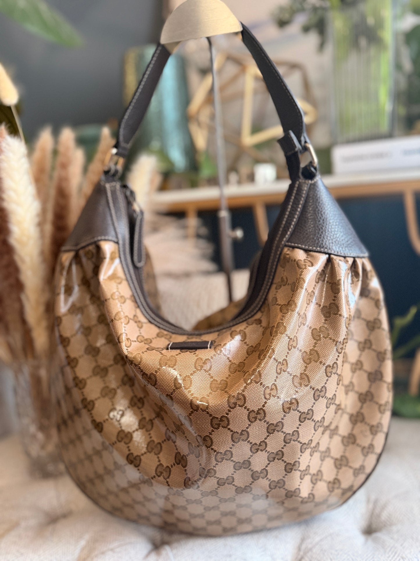 Gucci Vintage Crystal Hobo