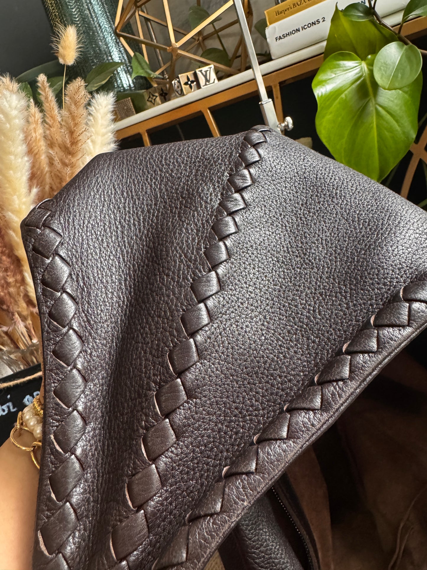 Bottega Veneta Cervo Leather Hobo Bag