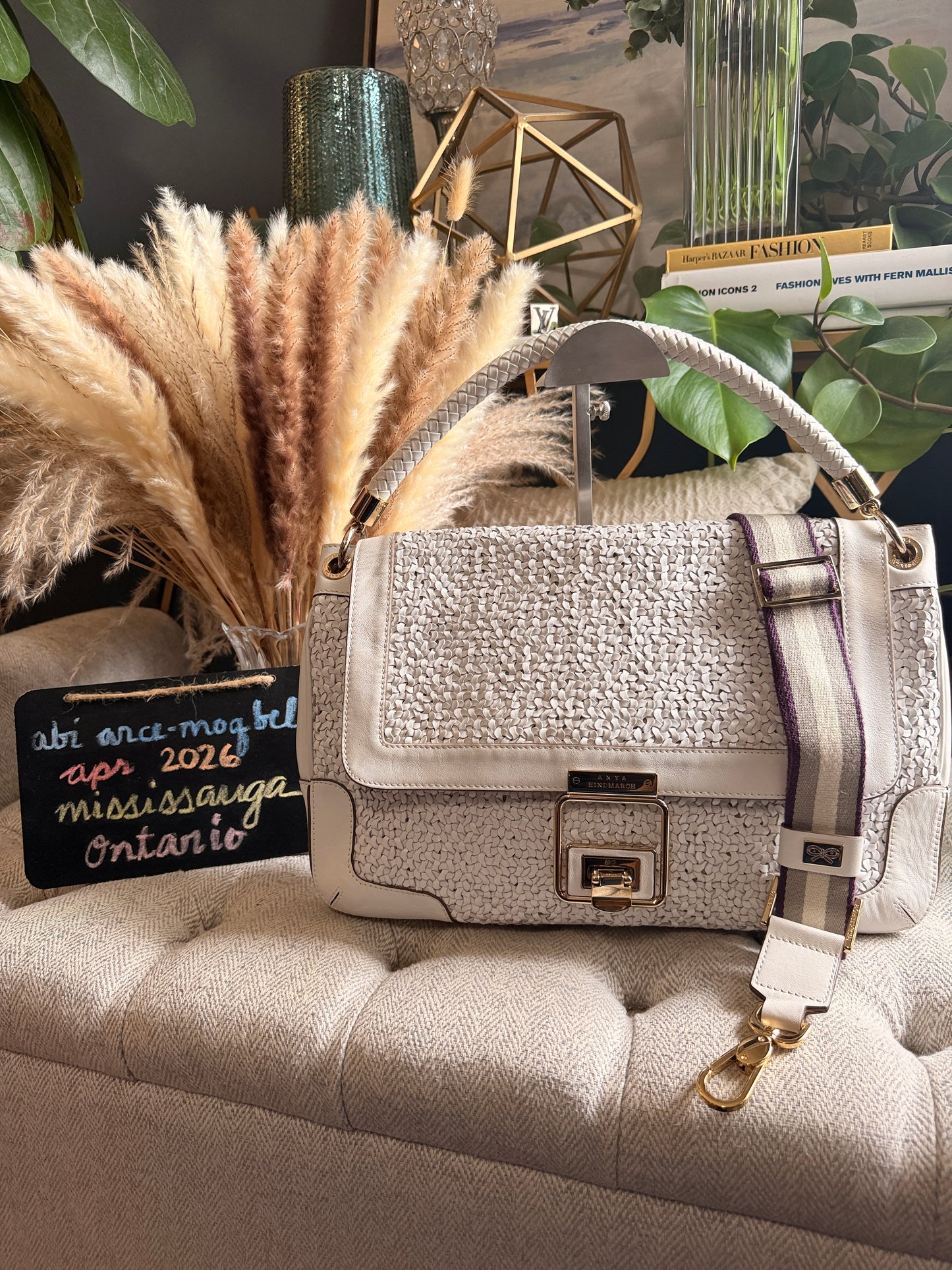 Anya Hindmarch Woven Leather bag