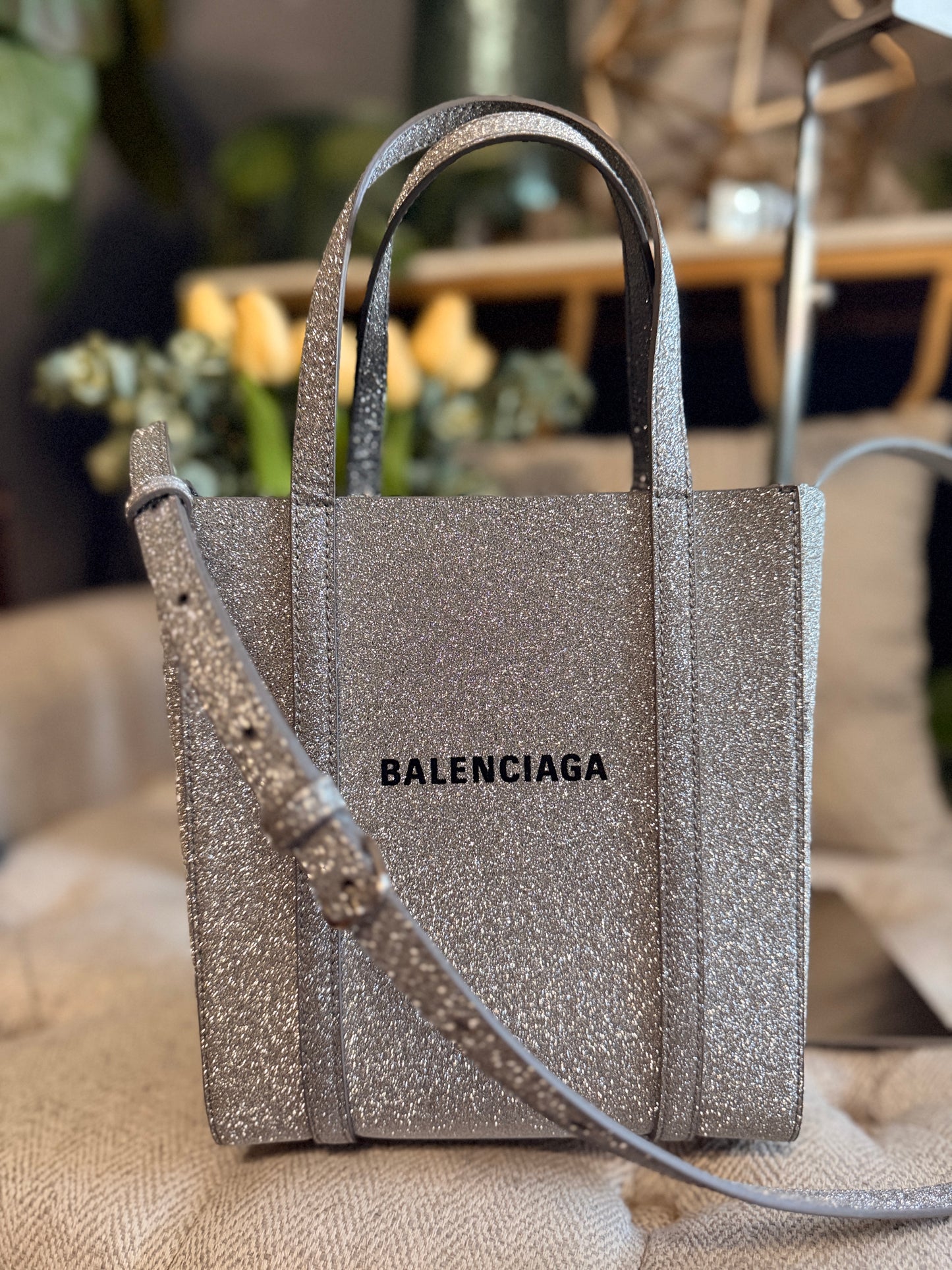 Balenciaga Glitter Sparkle Tote
