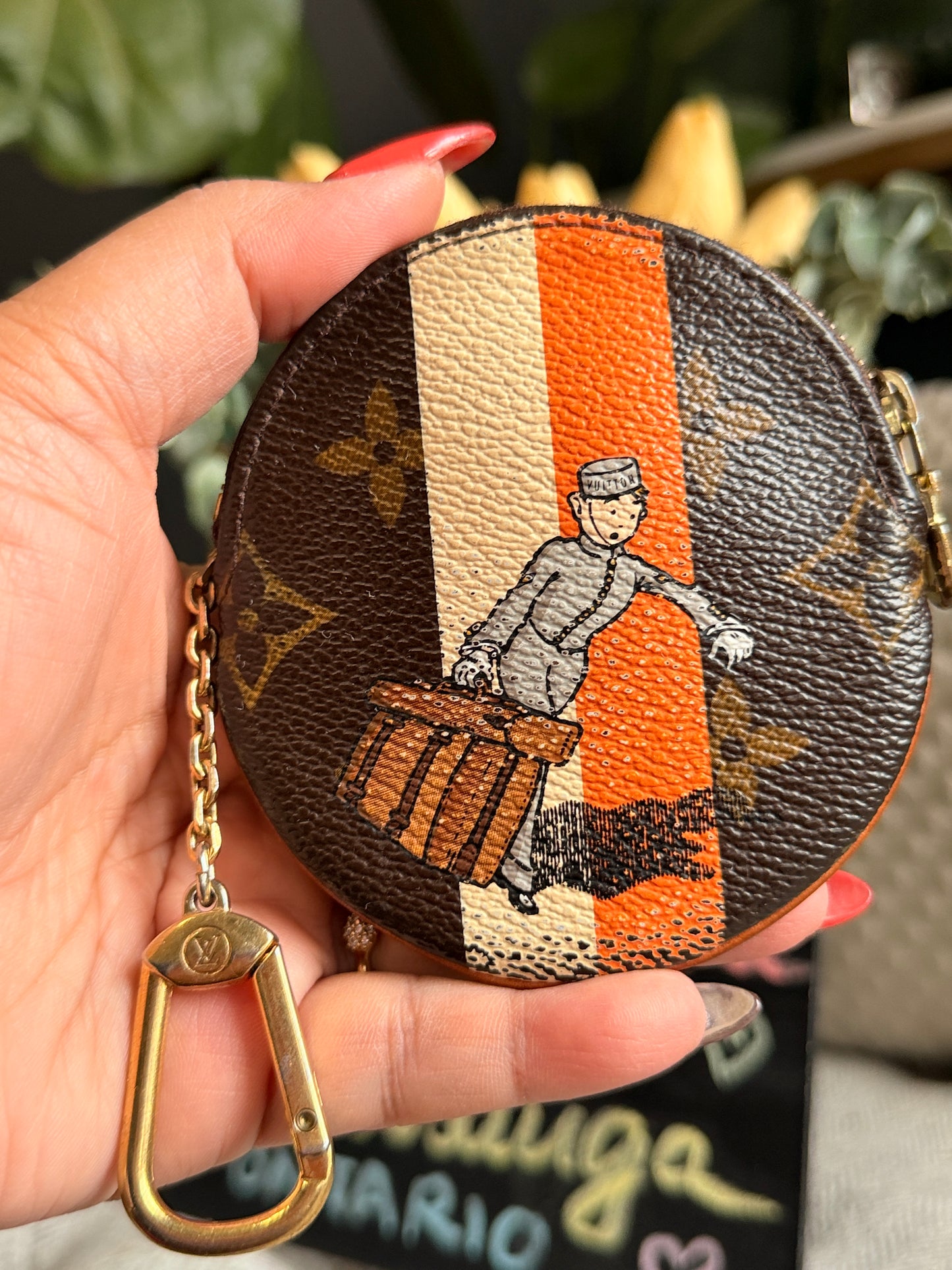 Louis Vuitton Vintage Limited Edition Groom Round Coinpurse