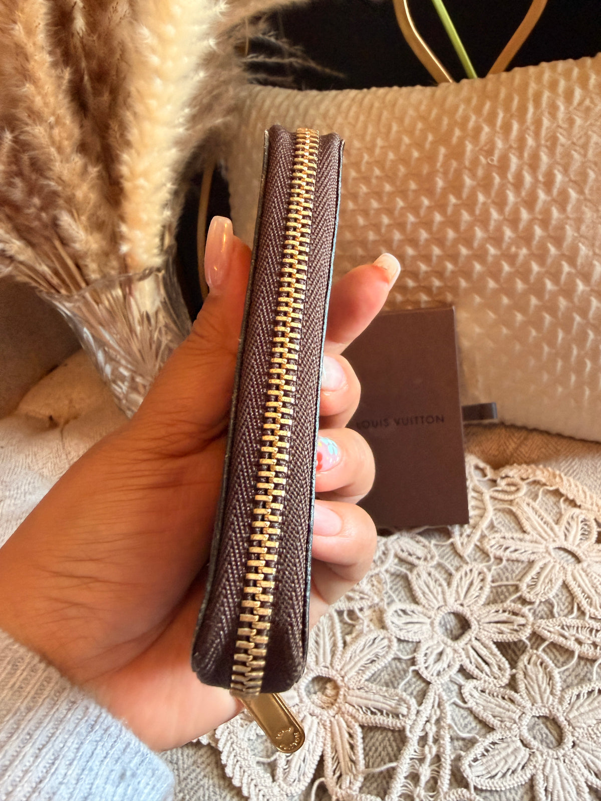 Louis Vuitton Zippy Coin Purse in Damier Ebene
