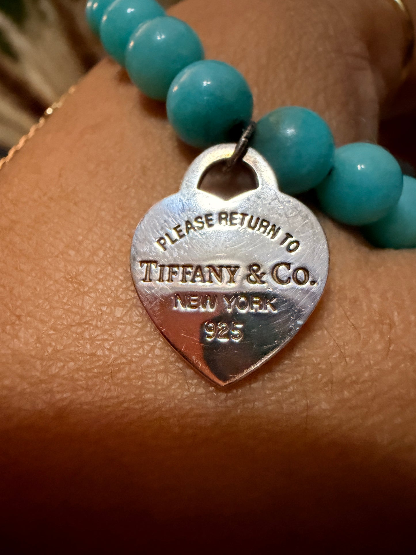 Tiffany&Co Amazonite 8mm Bracelet