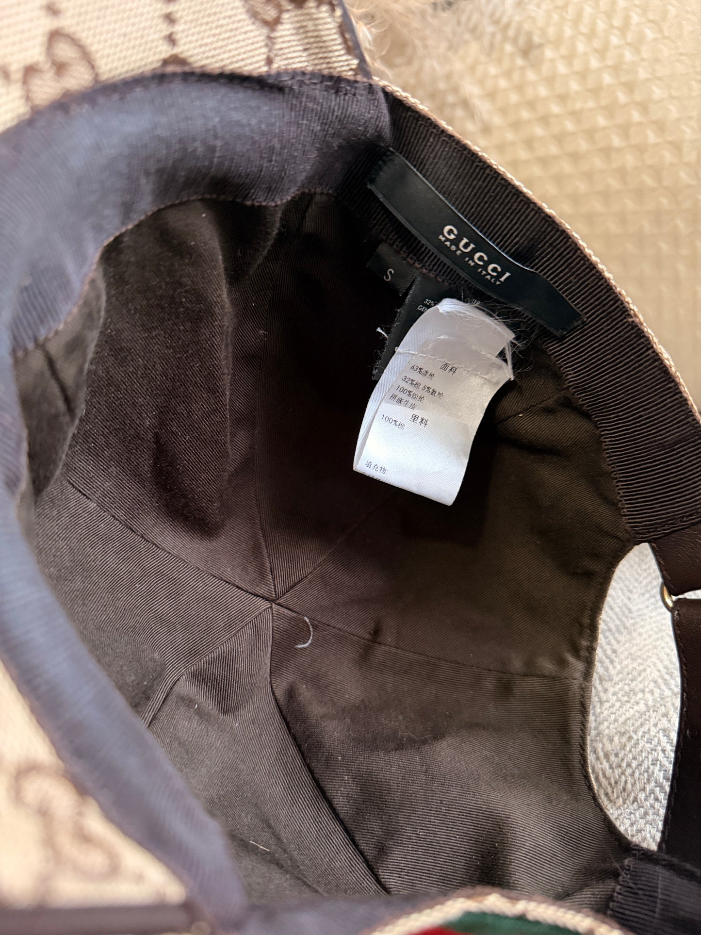 Gucci Cap with Web Detail