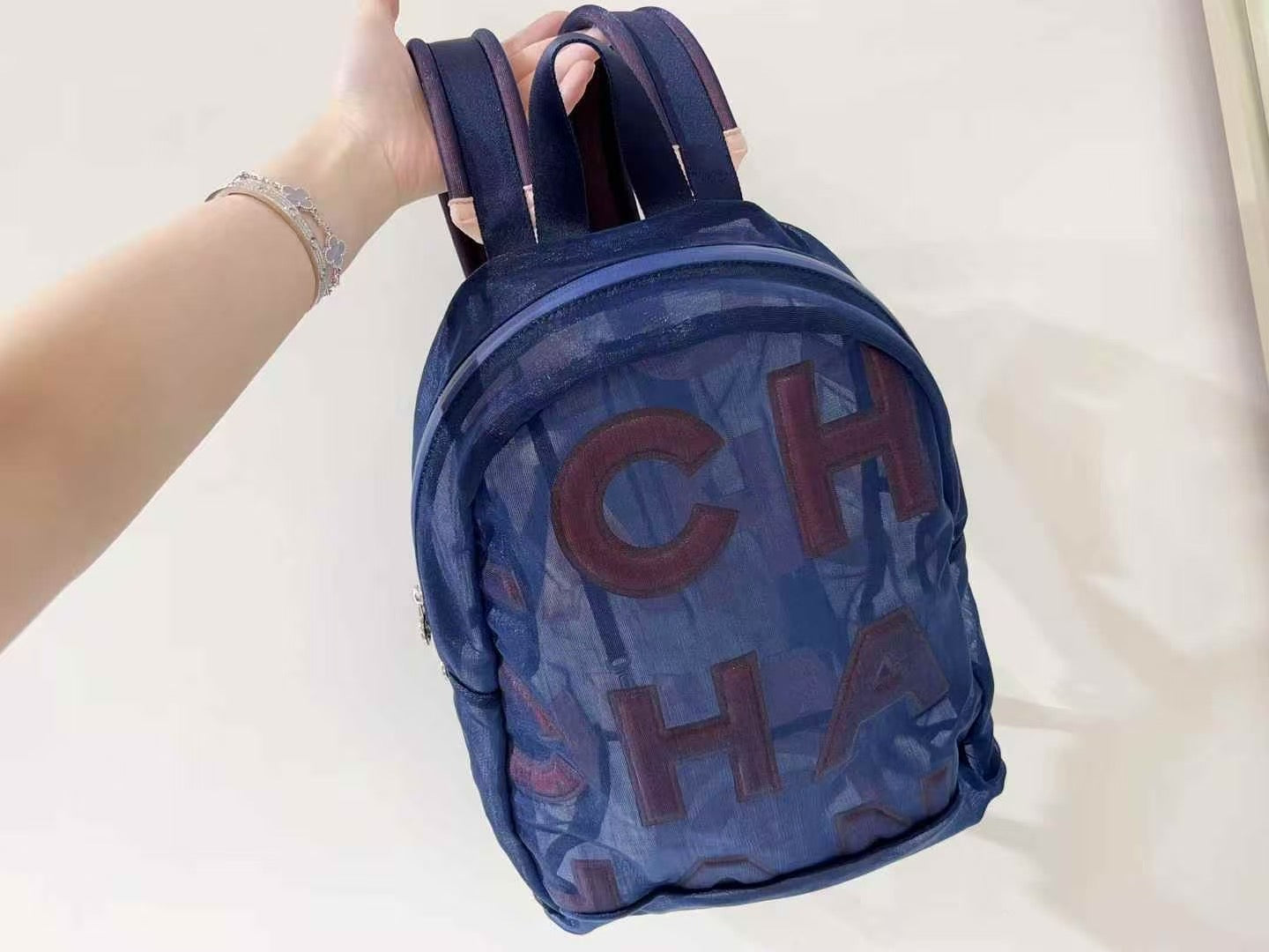 FOR PREORDER ONLY-Chanel Mesh Backpack