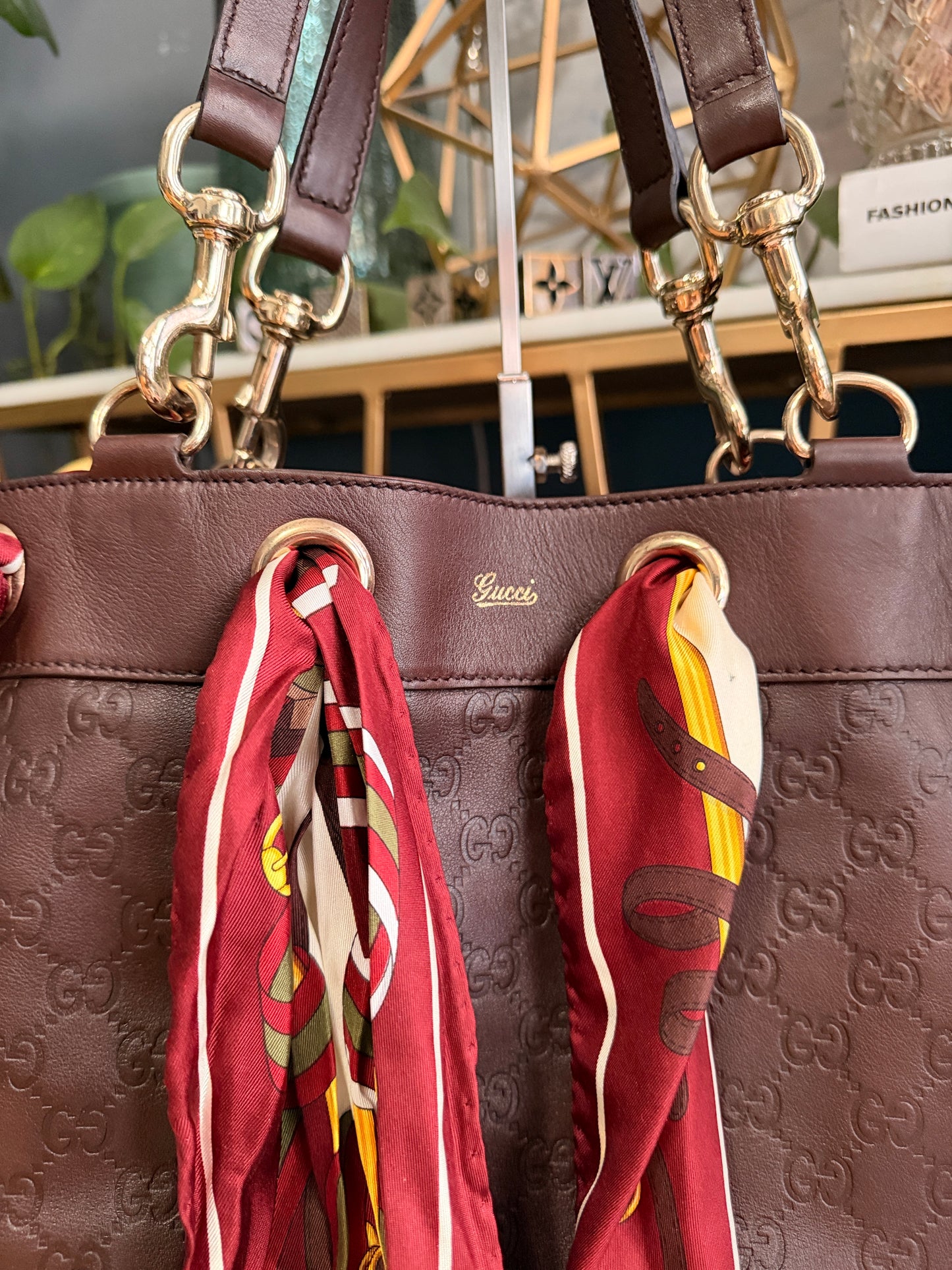 Gucci Positano in Guccissima Leather