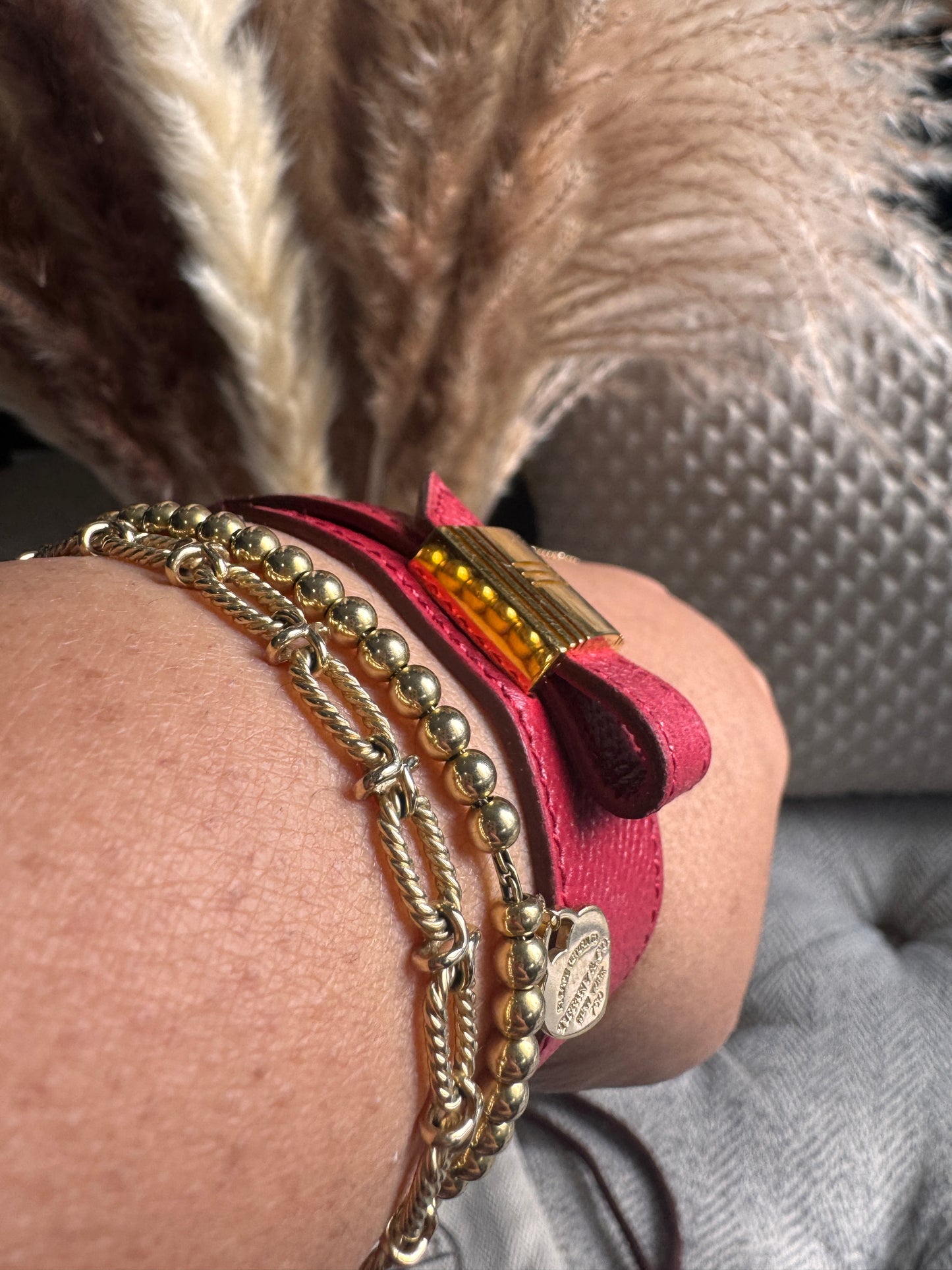 Hermès
Vintage Leather Artemis Wrap Bracelet
Est. Retail C$782