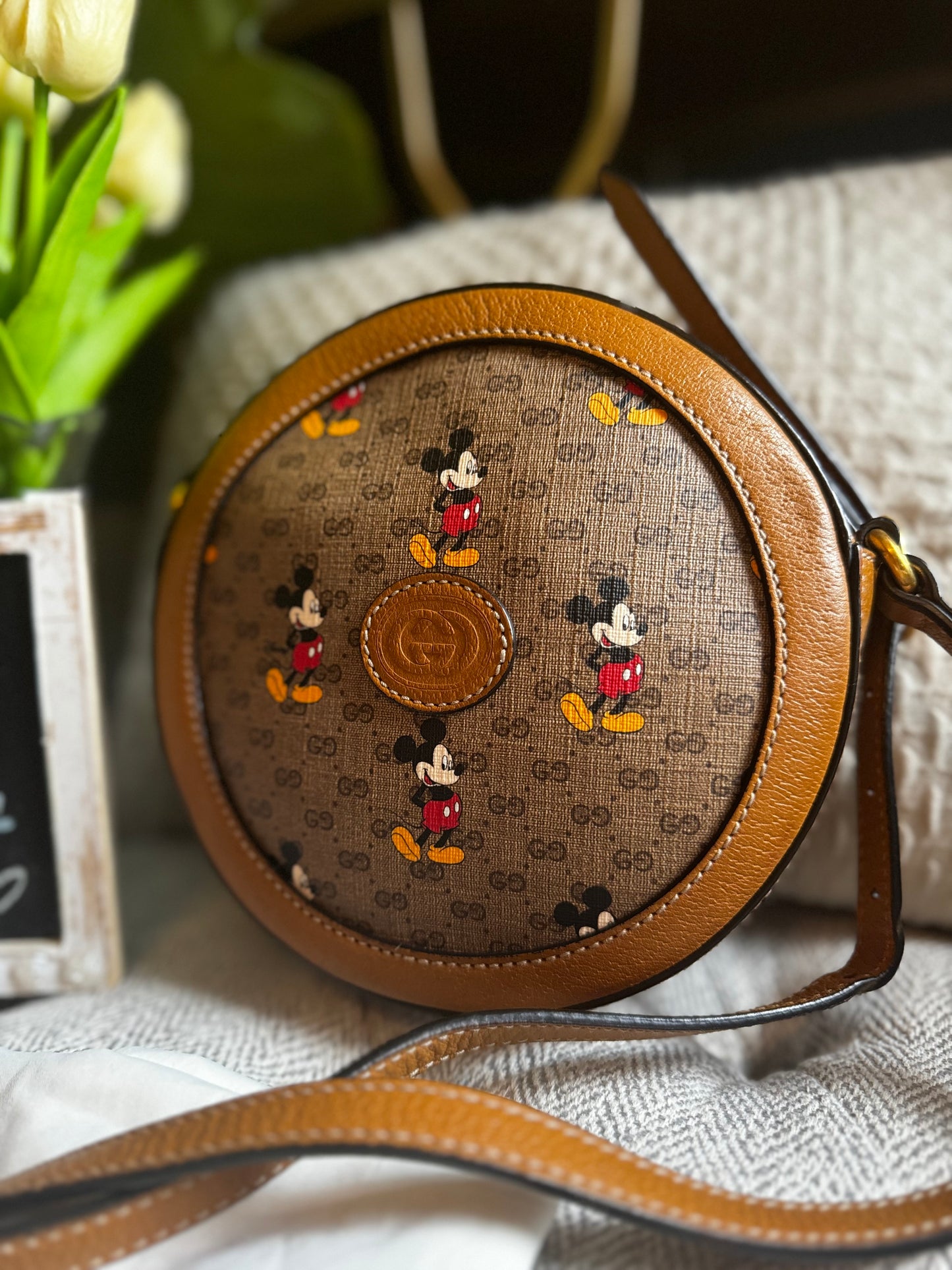 Gucci Disney Round Crossbody