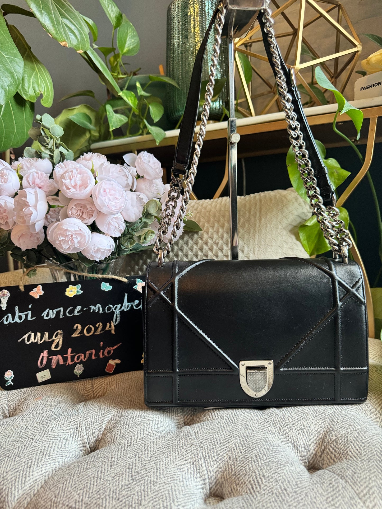 Dior Medium Diorama in Black