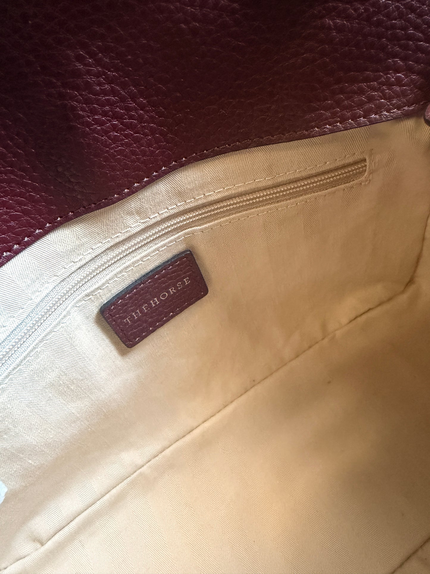 The Horse Clementine in Burgundy