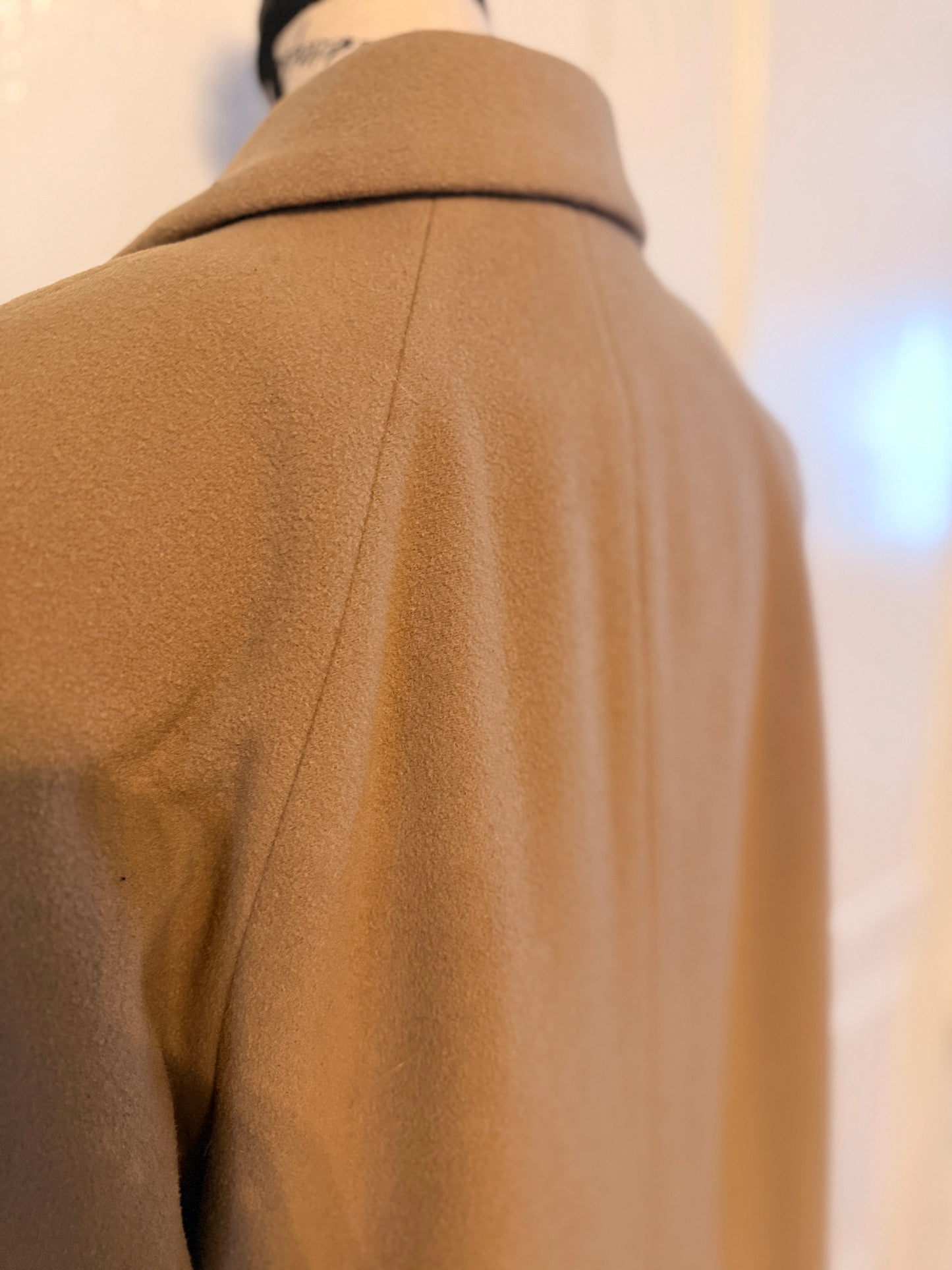 Lorne Mitchel Wool Cashmere Camel Coat | Size 10 | Timeless Classic