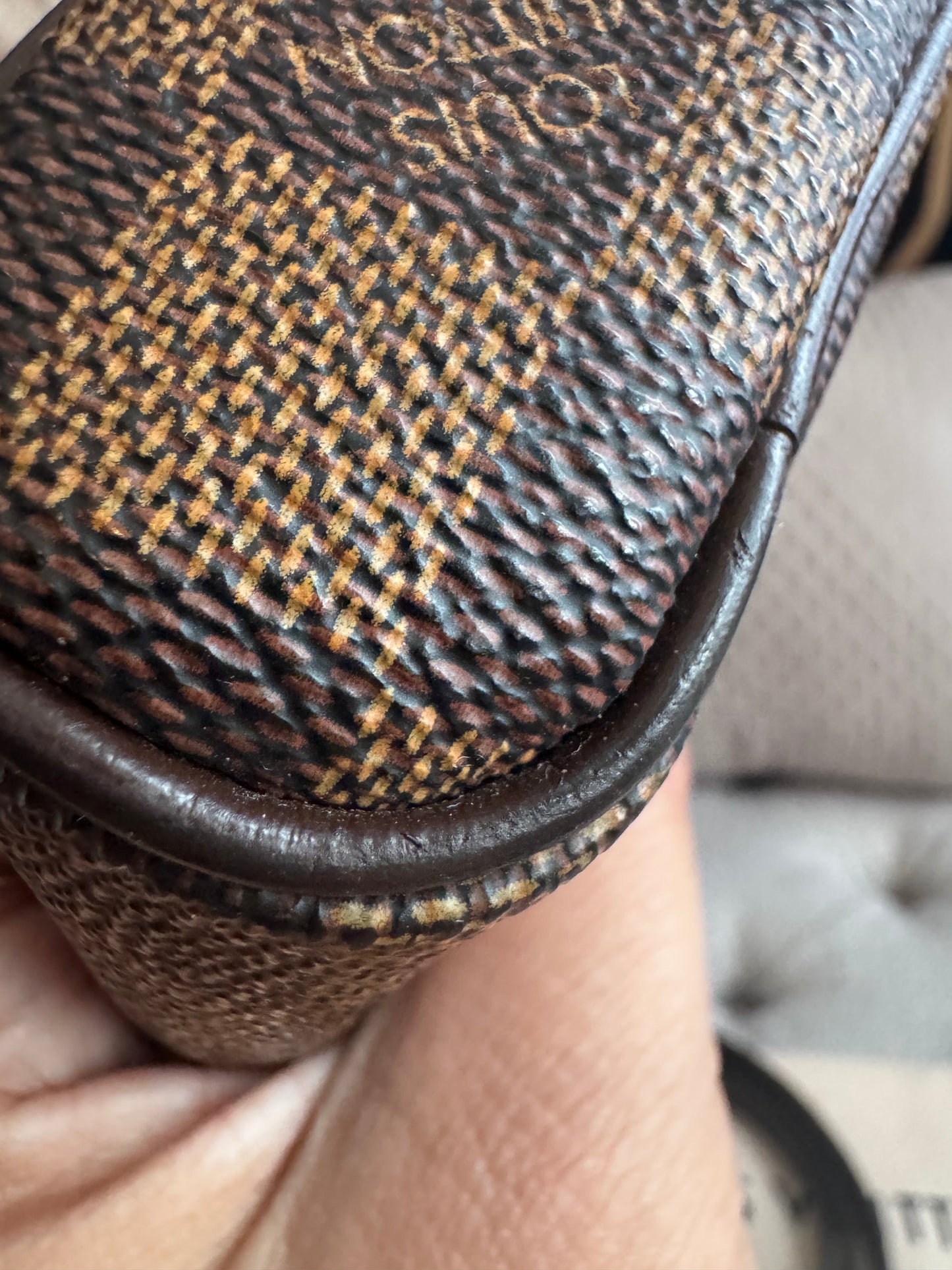 Louis Vuitton Damier Ebene Ipanema Pouch