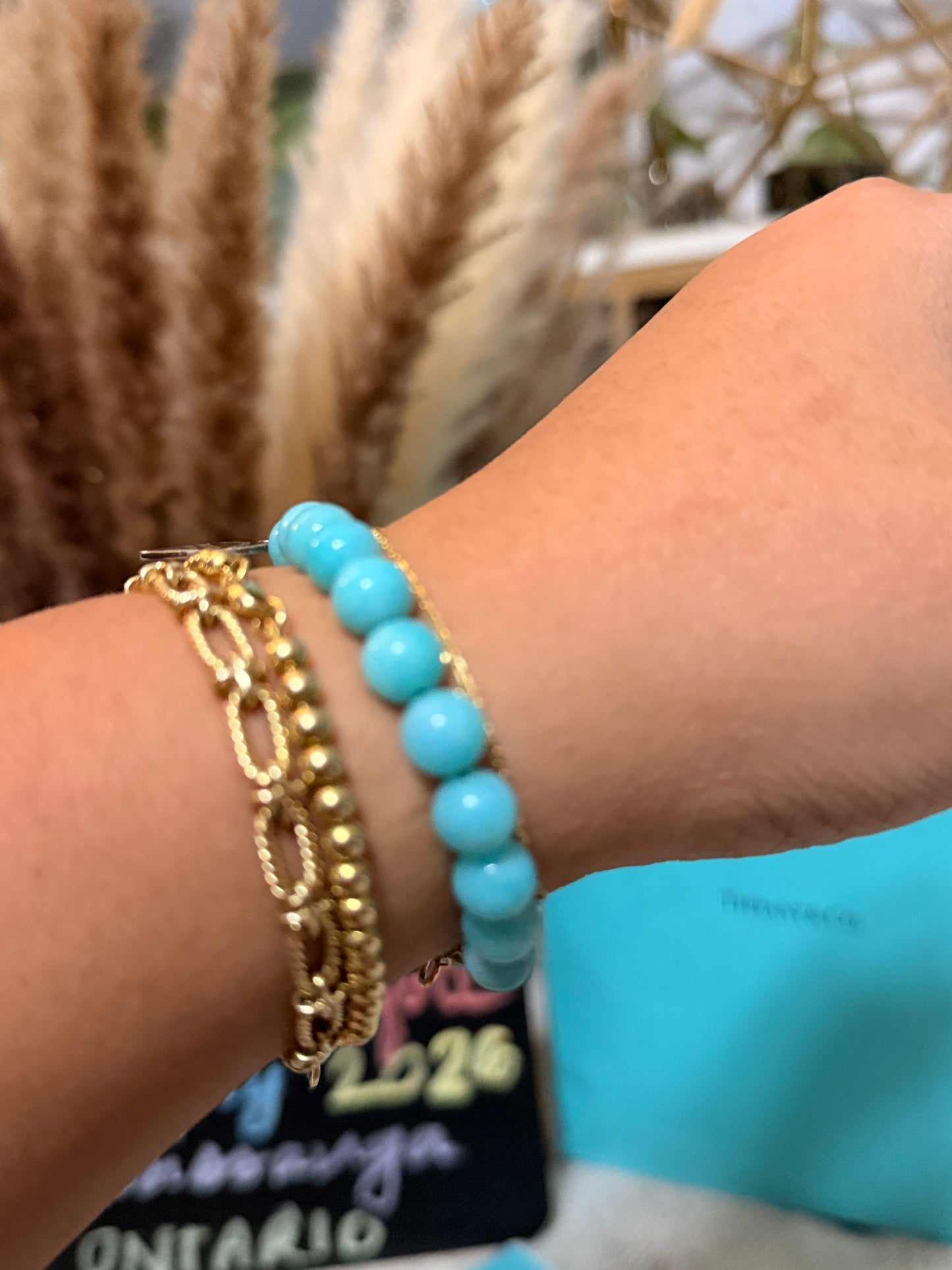 Tiffany&Co Amazonite 8mm Bracelet