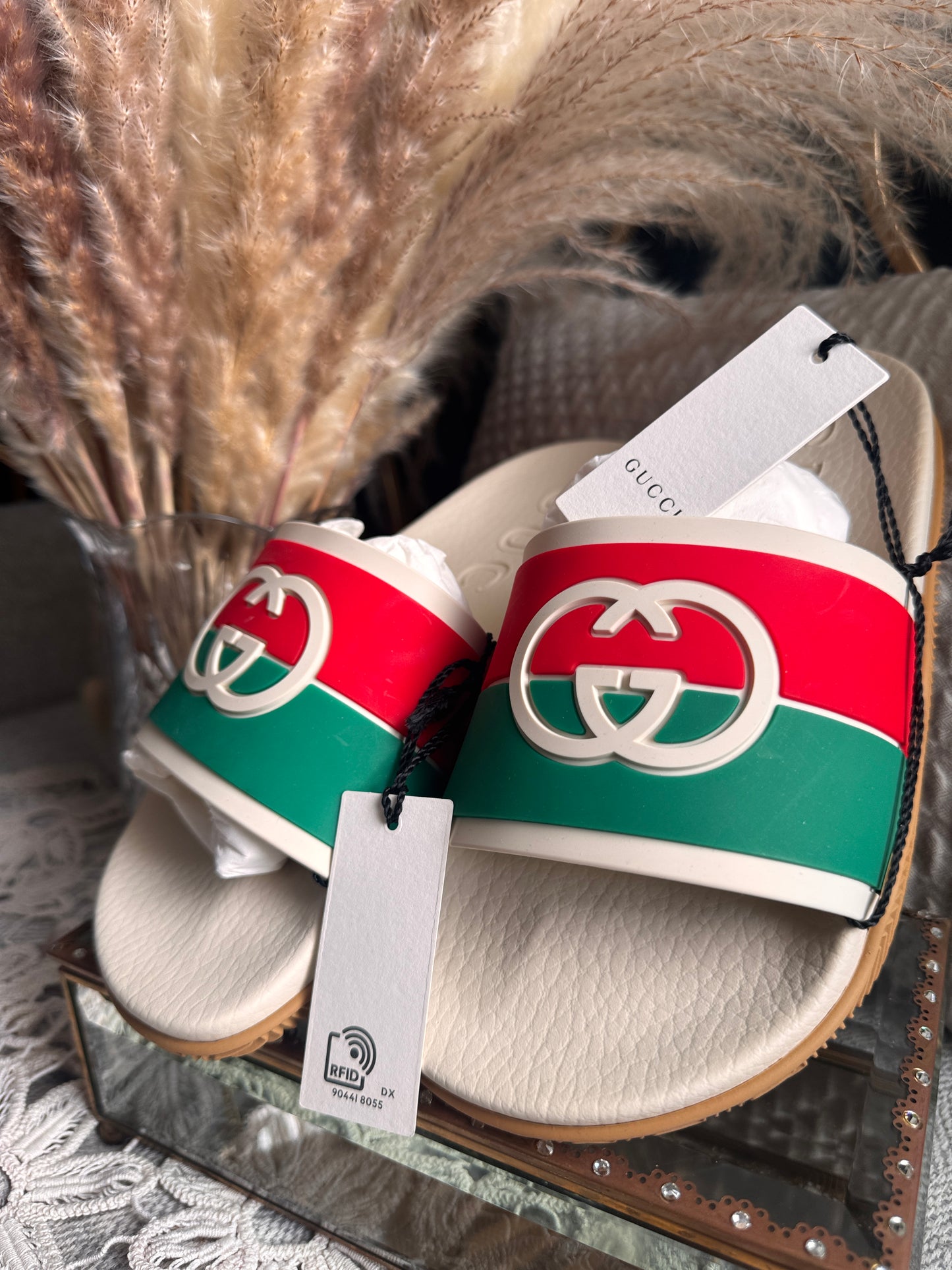 Gucci Interlocking Slides