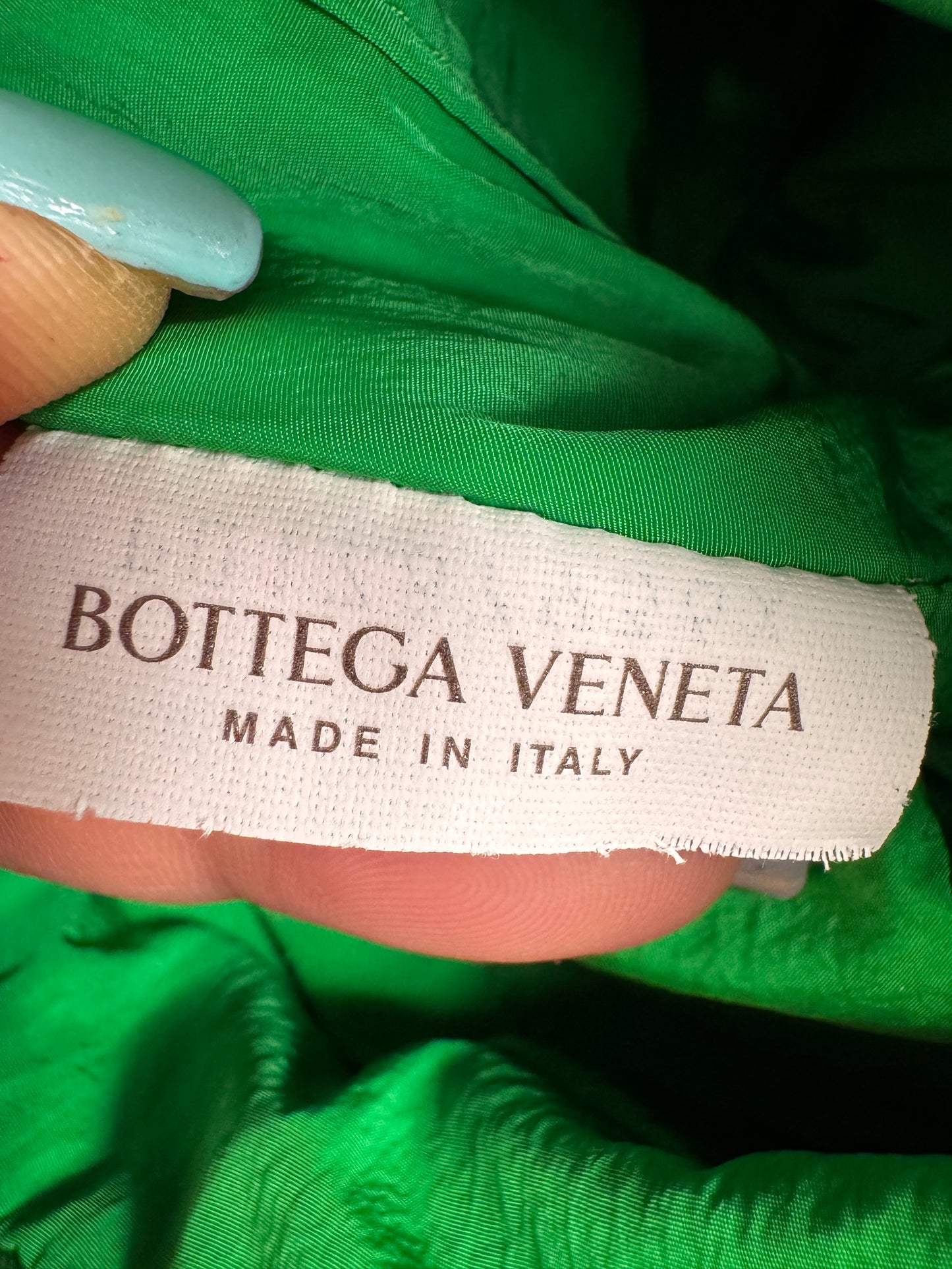 Bottega Veneta Intrecciato Jaquard Twill Pouch