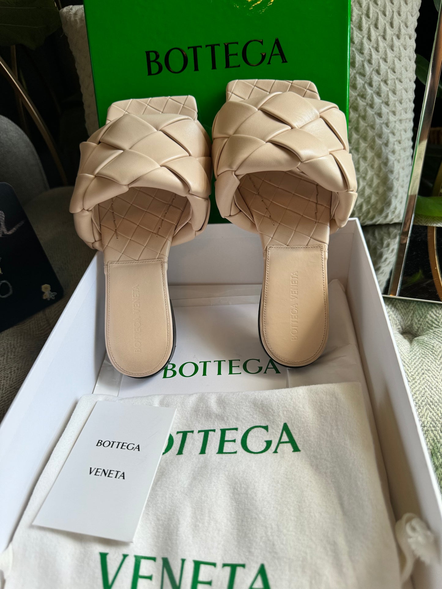 Bottega Veneta Lido Flat Sandals