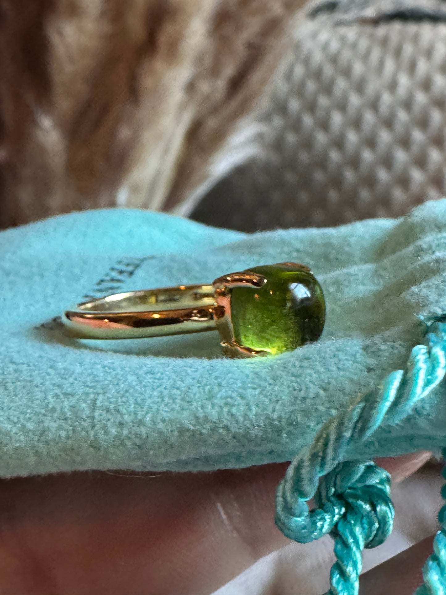 Tiffany & Co.Retired Sugar Stack Ring in Peridot