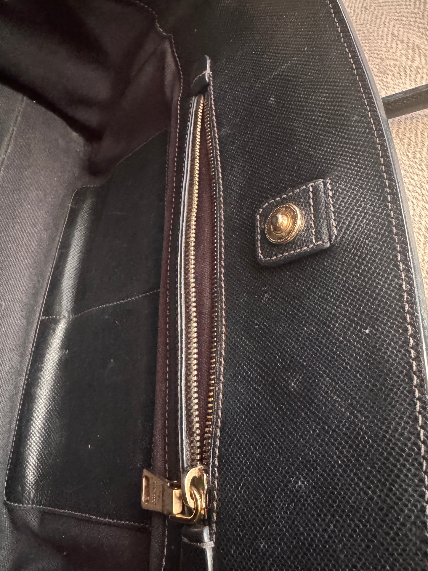 Prada Corda Canapa and Saffiano Tote