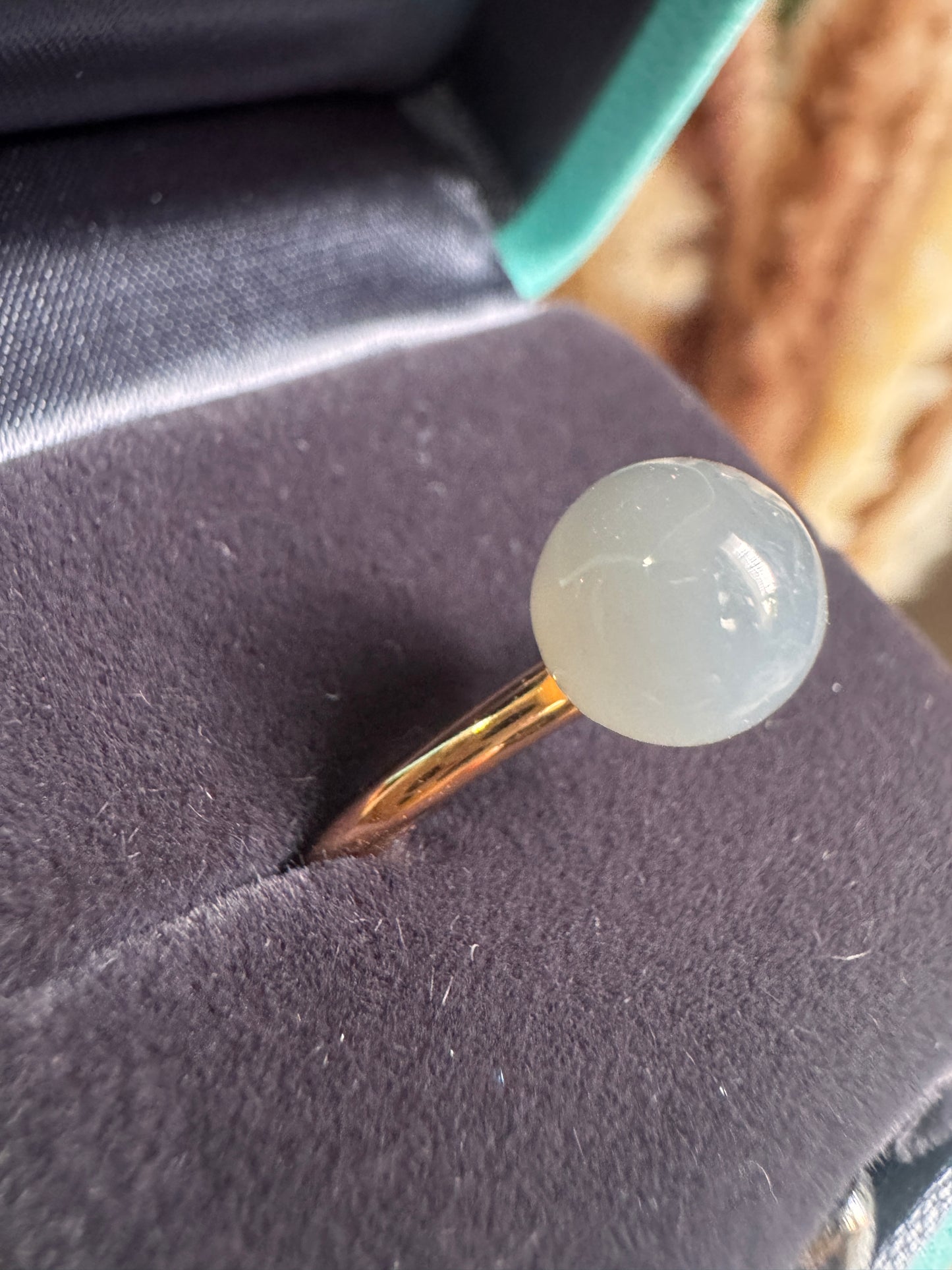 Tiffany & Co Retired and HTF Moonstone 18k RH Ring