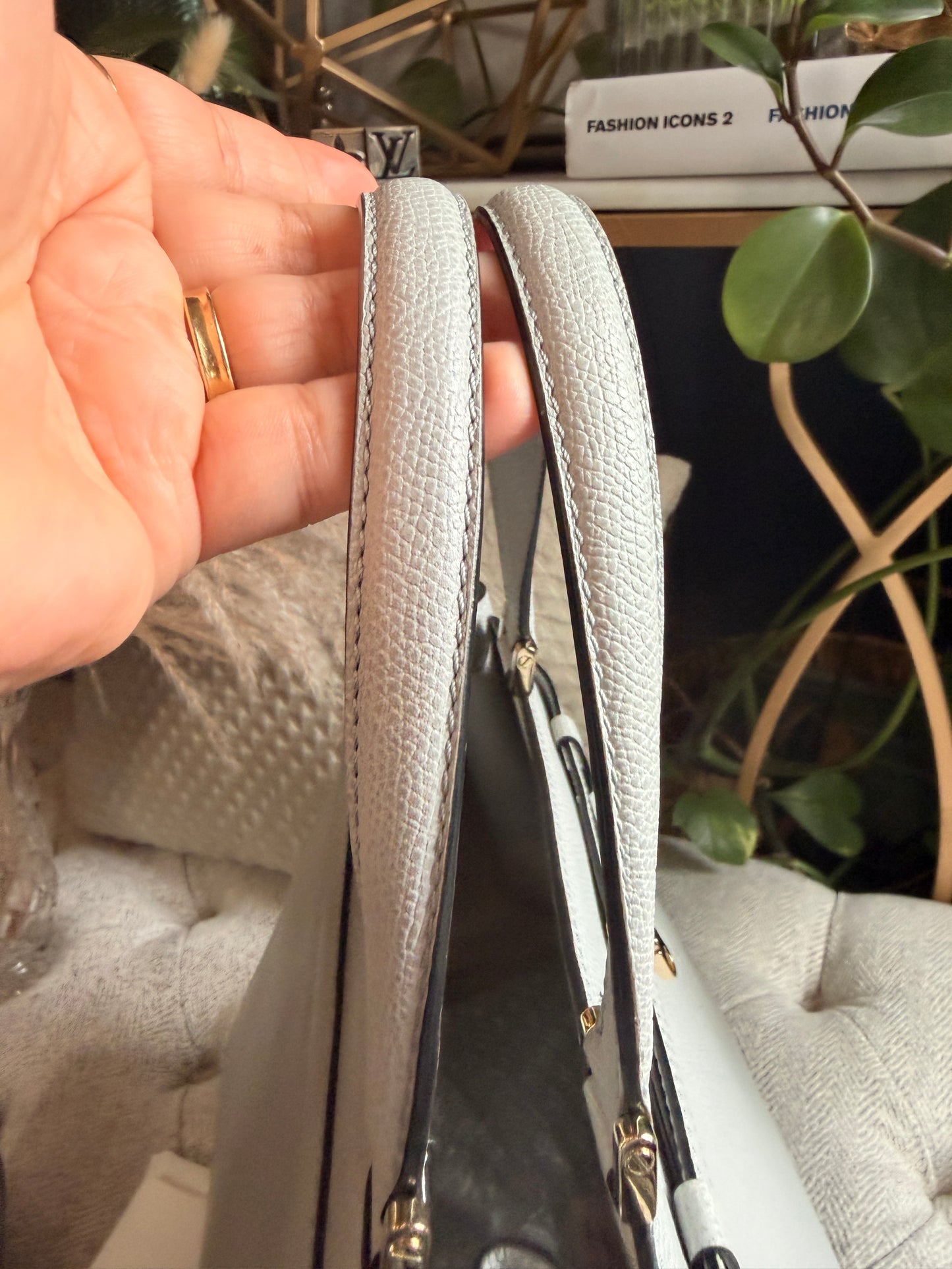 Valextra B Cube in Cool Grey