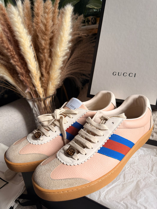 NEW in BOX Gucci G74 Web Sneakers
