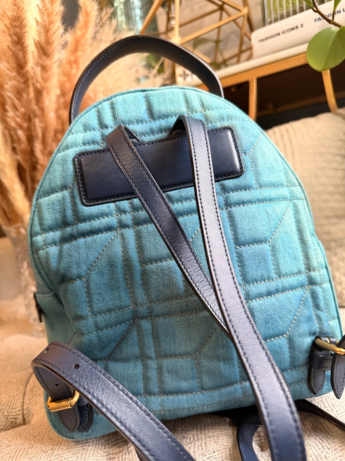 GUCCI Marmont Denim Backpack