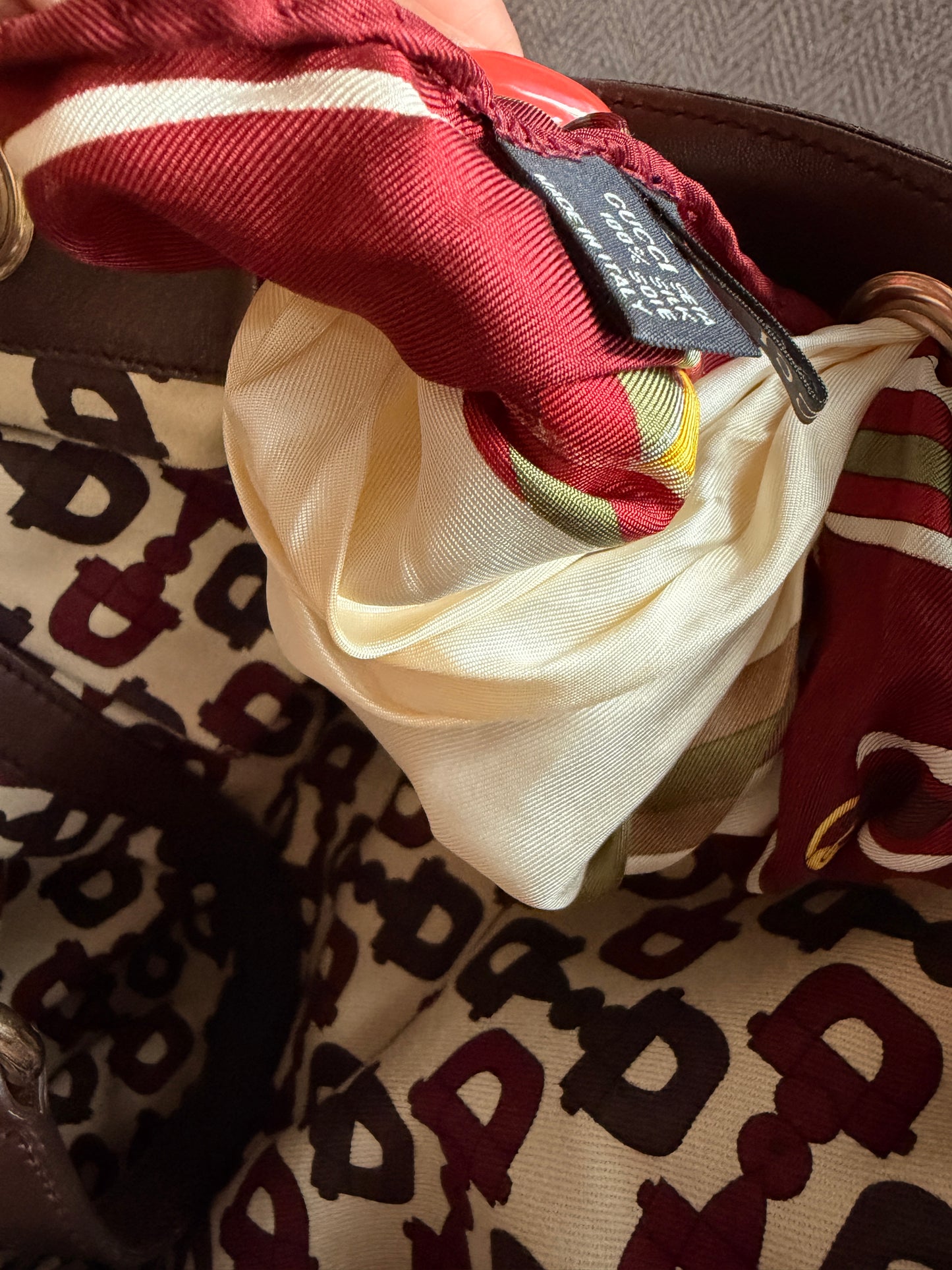 Gucci Positano in Guccissima Leather