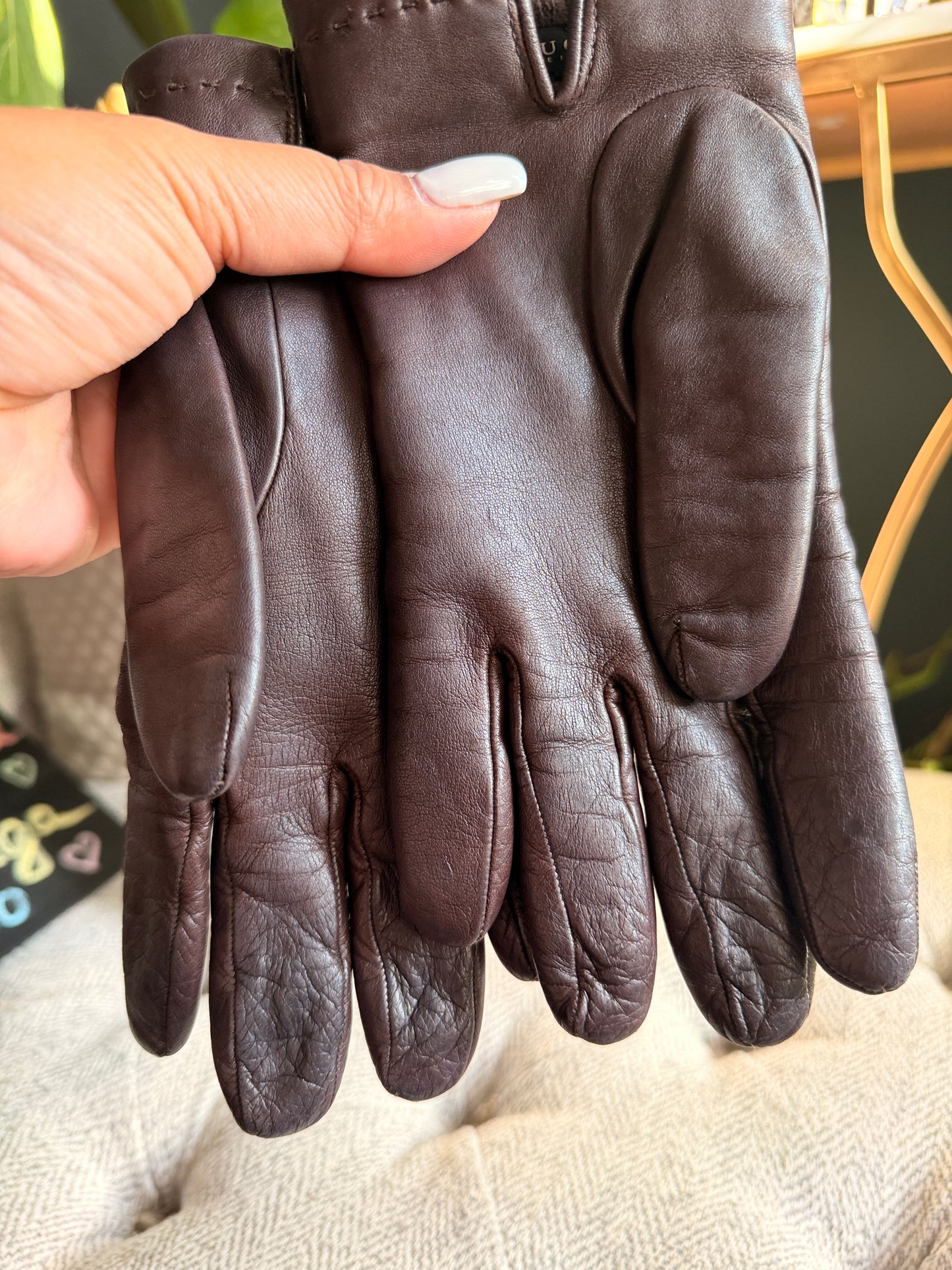 Gucci Leather Gloves