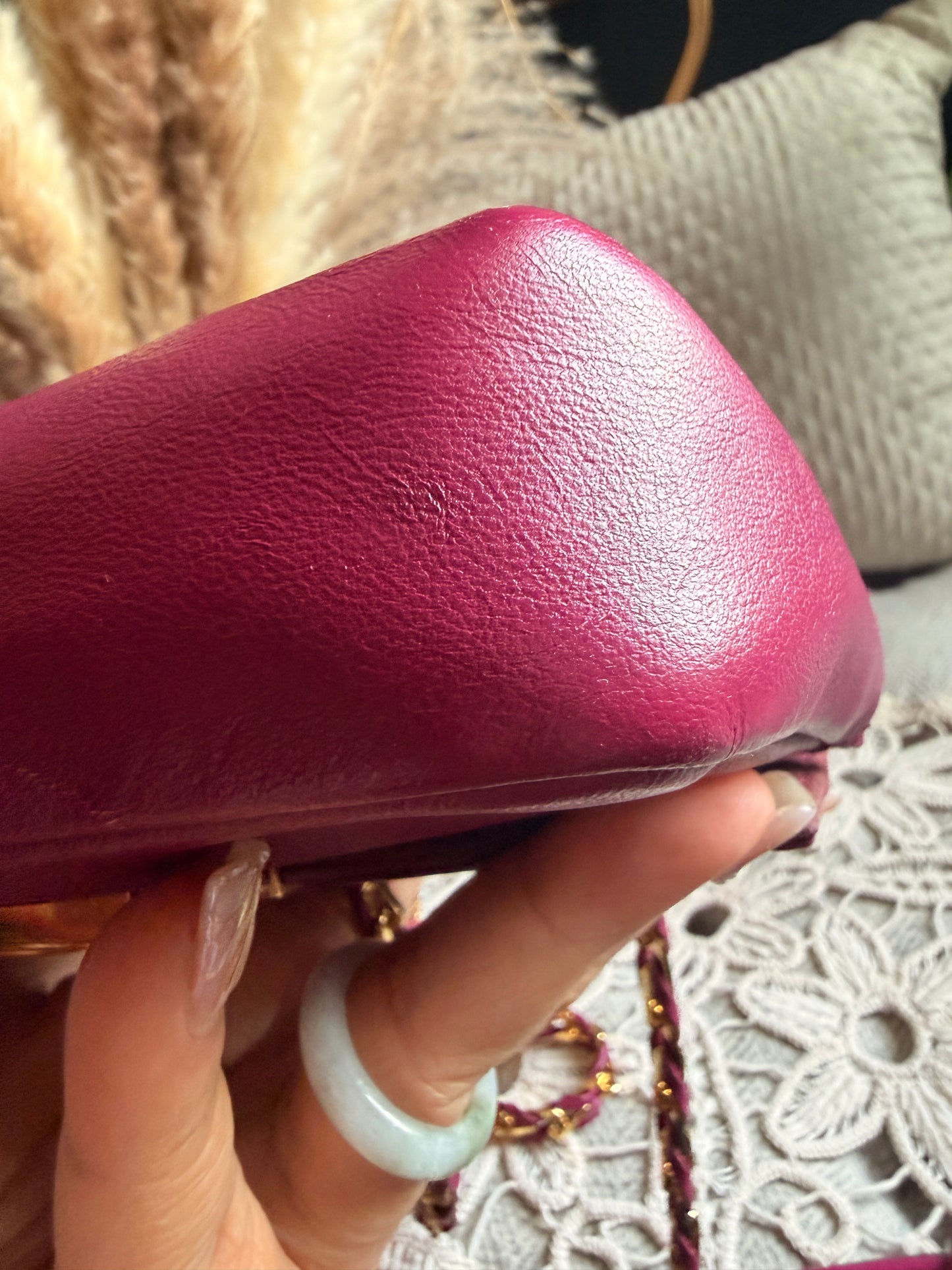 FENDI Shiny Nappa Mini Be Baguette