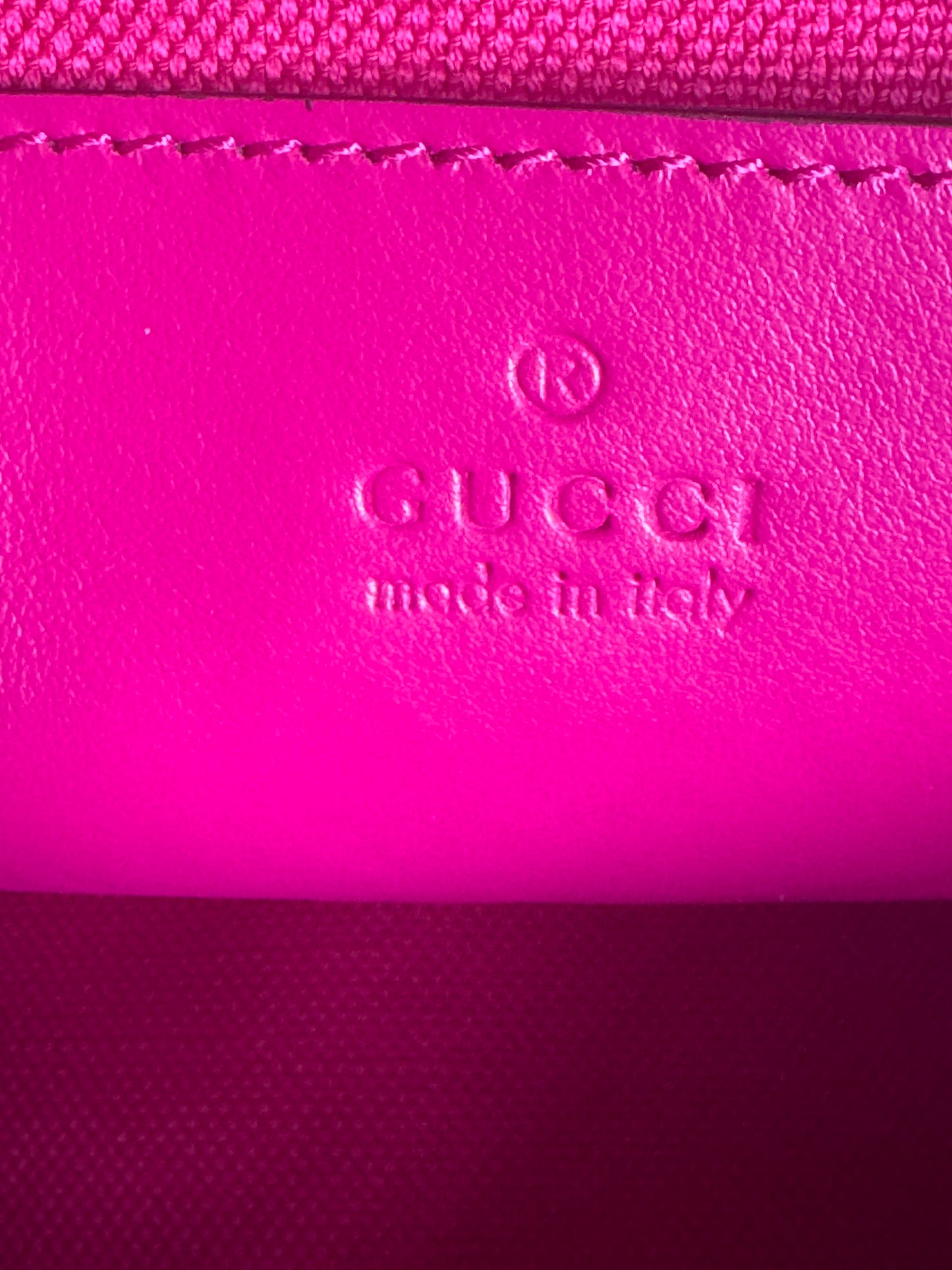 Gucci Marmont Camera Bag in Small, Hot Pink