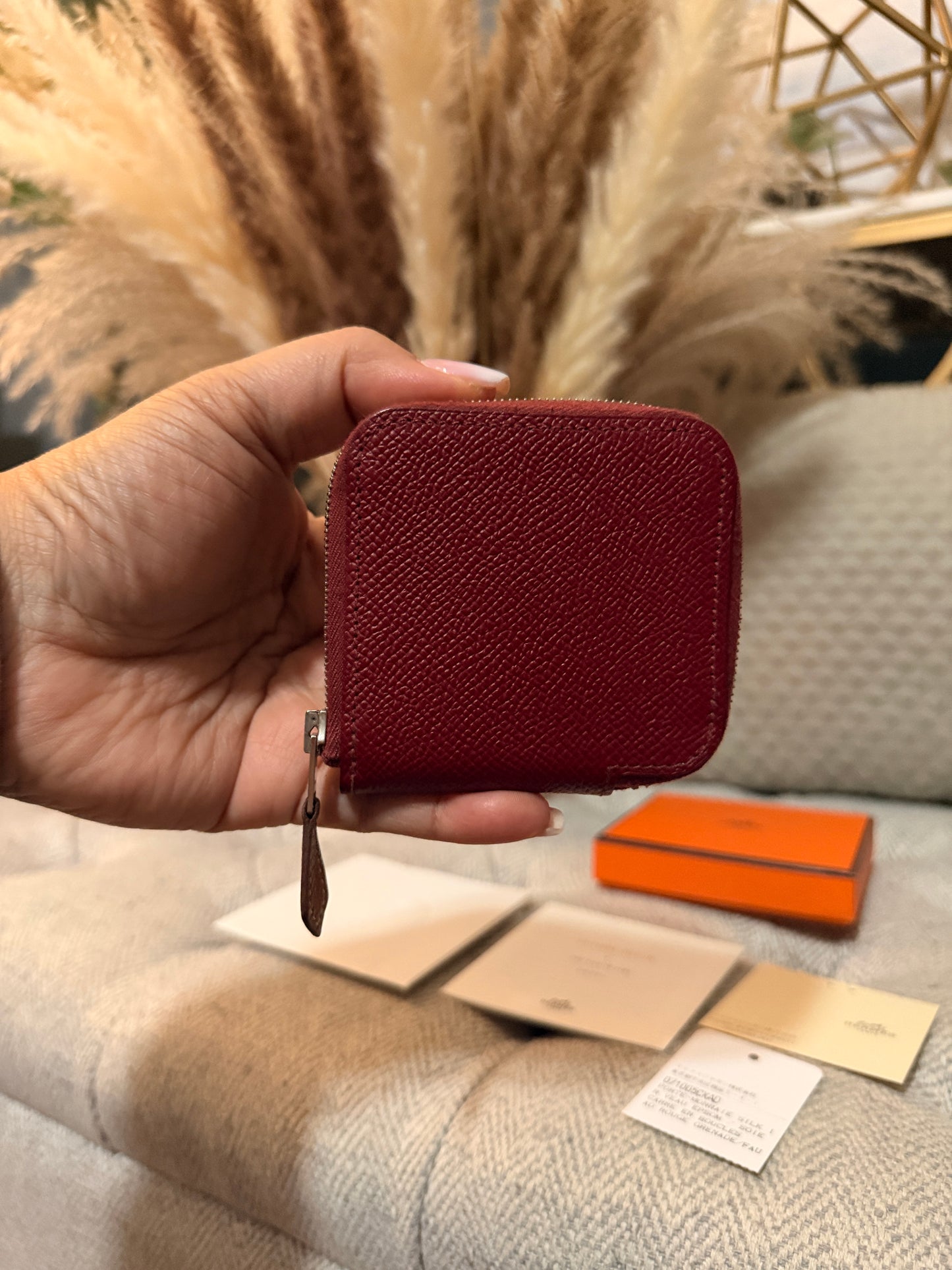 Hermès Silk’in Coin Purse