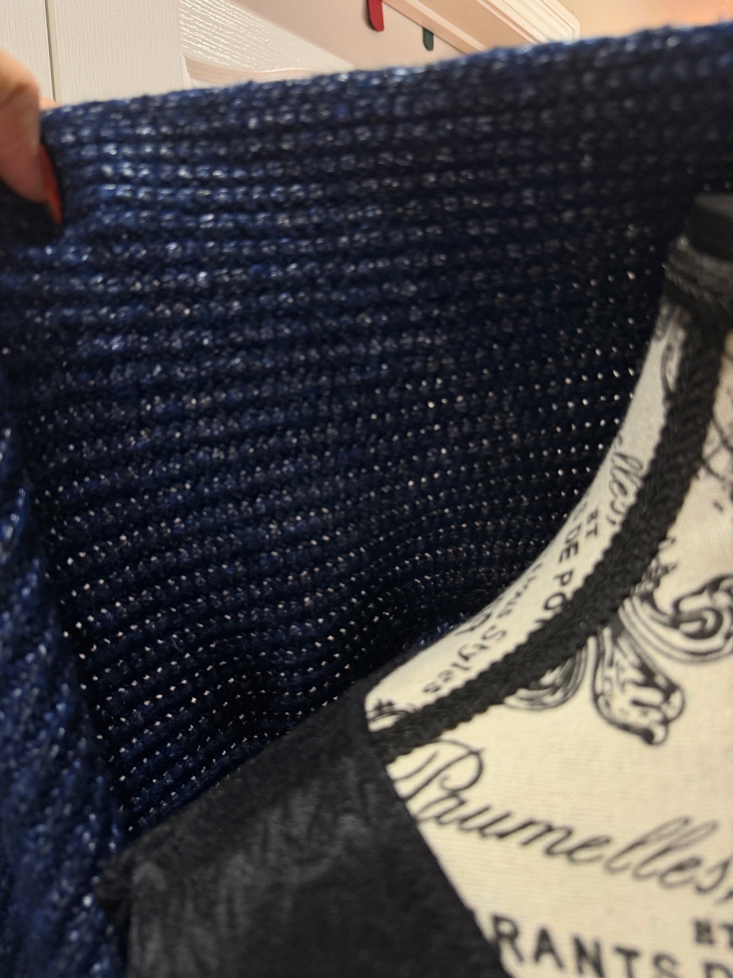 Escada Navy Blue Cardigan-Medium