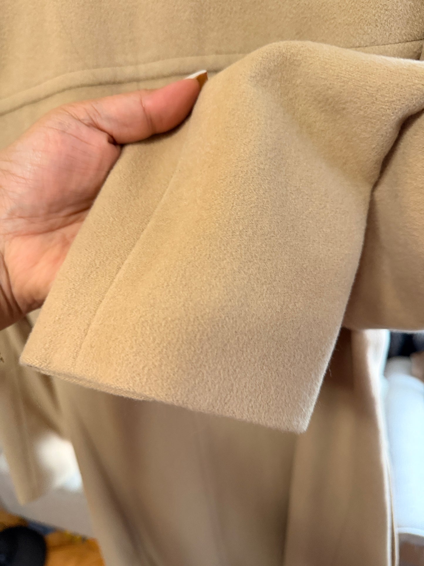Burberry Classic Angora Blend Coat sz 40