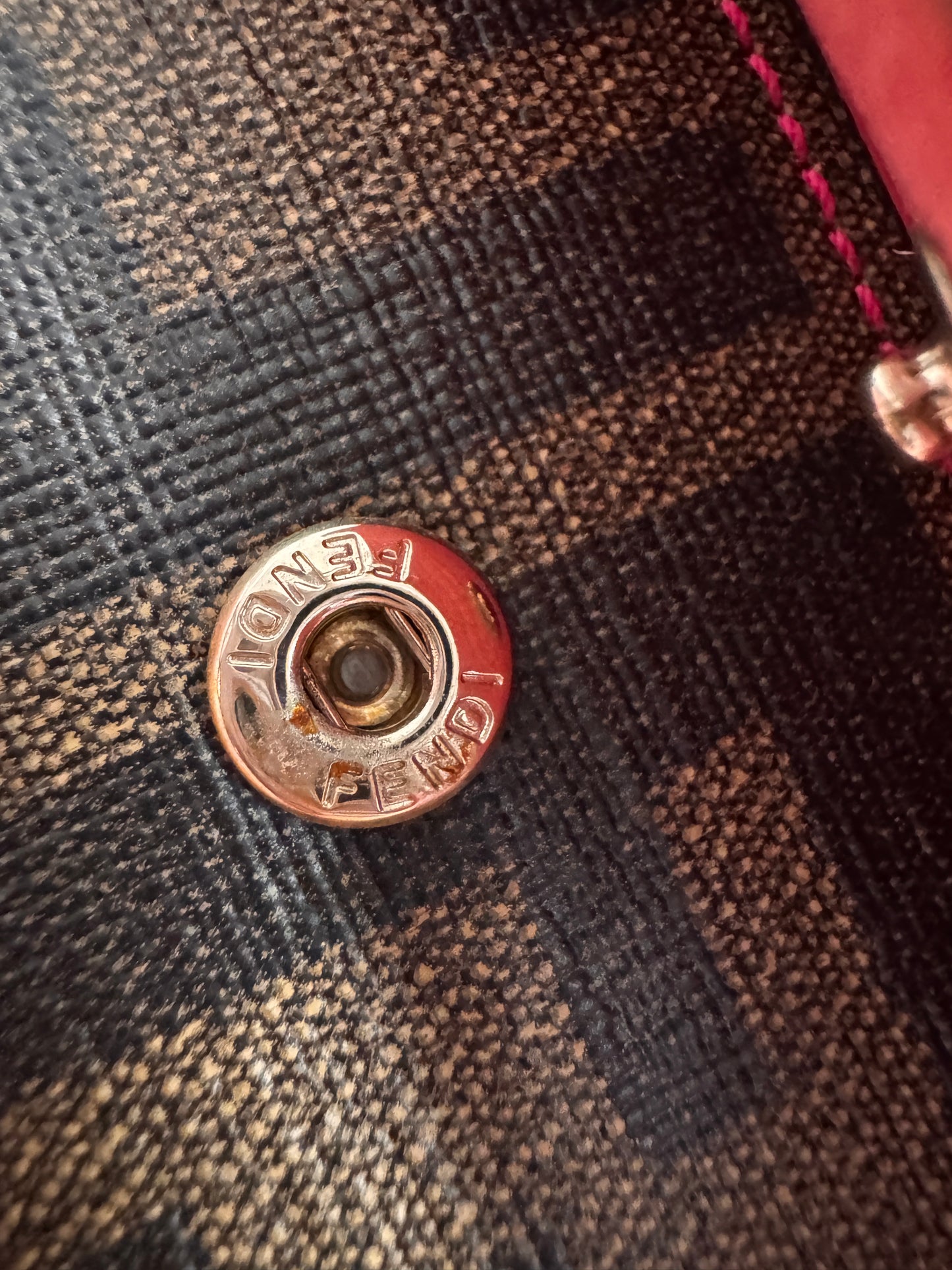 Fendi 6 hook Keycase in Zucca